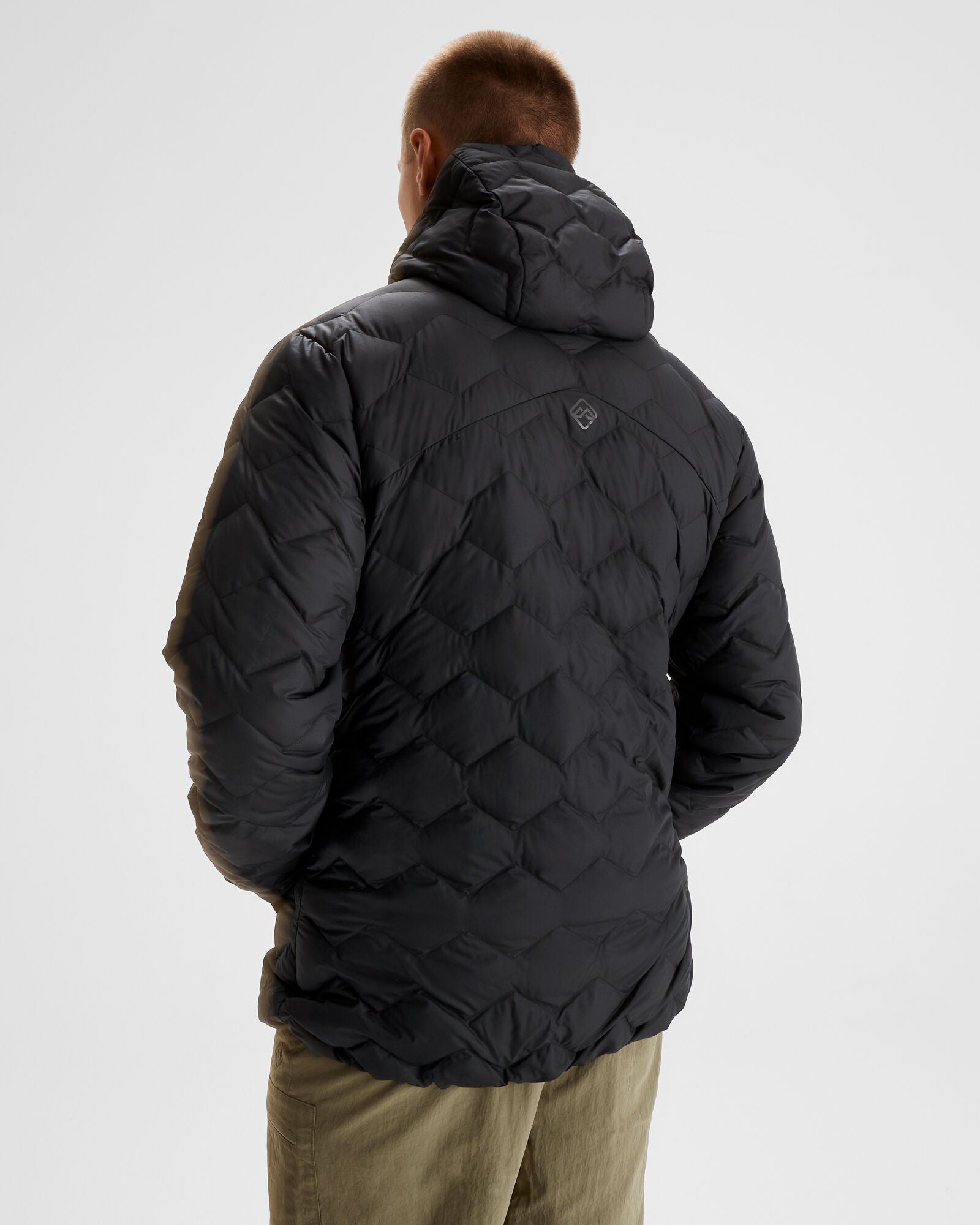 Men's Any Time Down Hooded Parka Jacket - Waterproof Winter Coat with Fur Trim Hood, Lightweight Warm Puffer Coat for Outdoor Activities (Black Stingray) - Perfect for Hiking, Skiing & Cold Weather Adventures