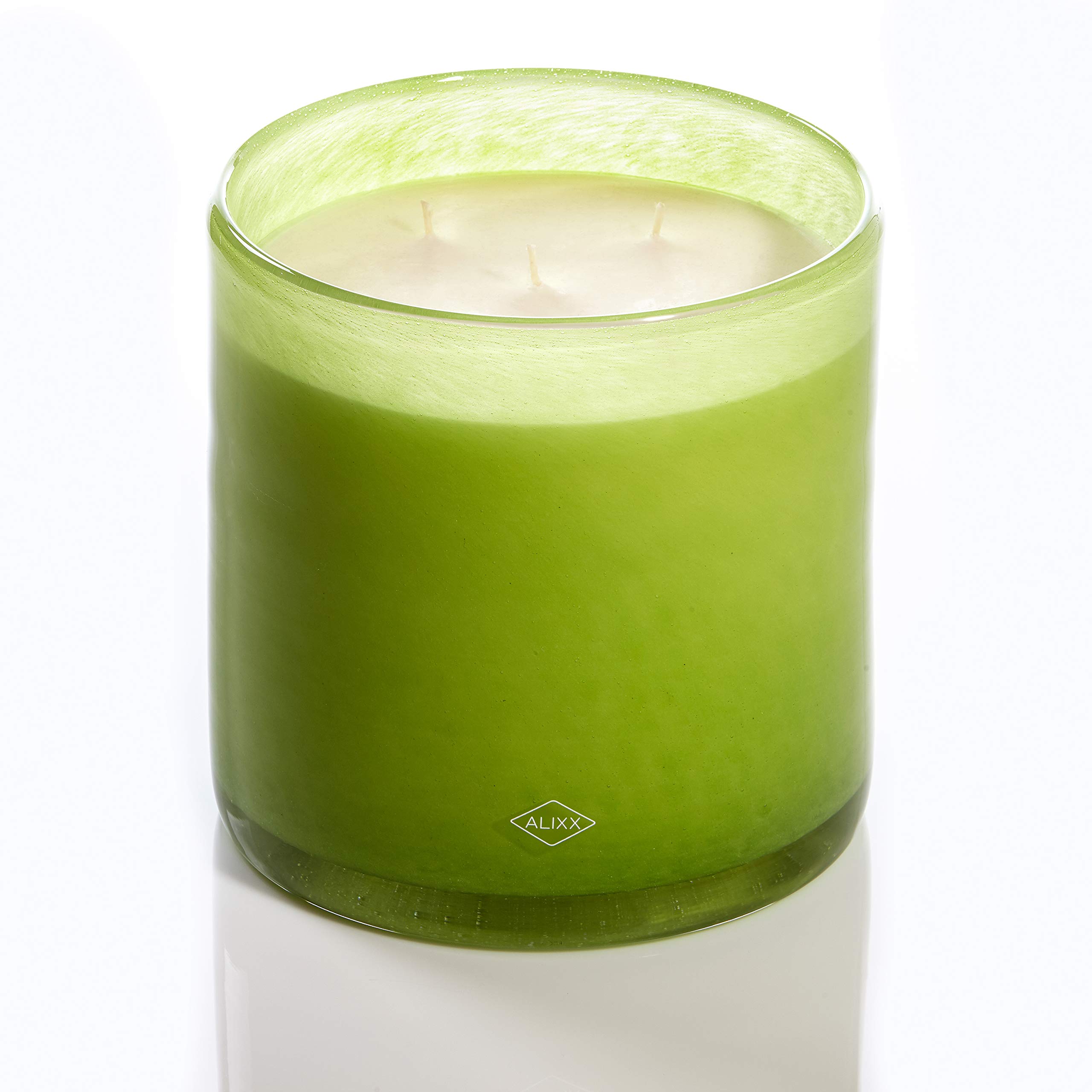 Alixx Extra Large Fleur d'Agrumes Lime Scented Glass Candle - Perfect for Home Decor, Relaxation & Aromatherapy
