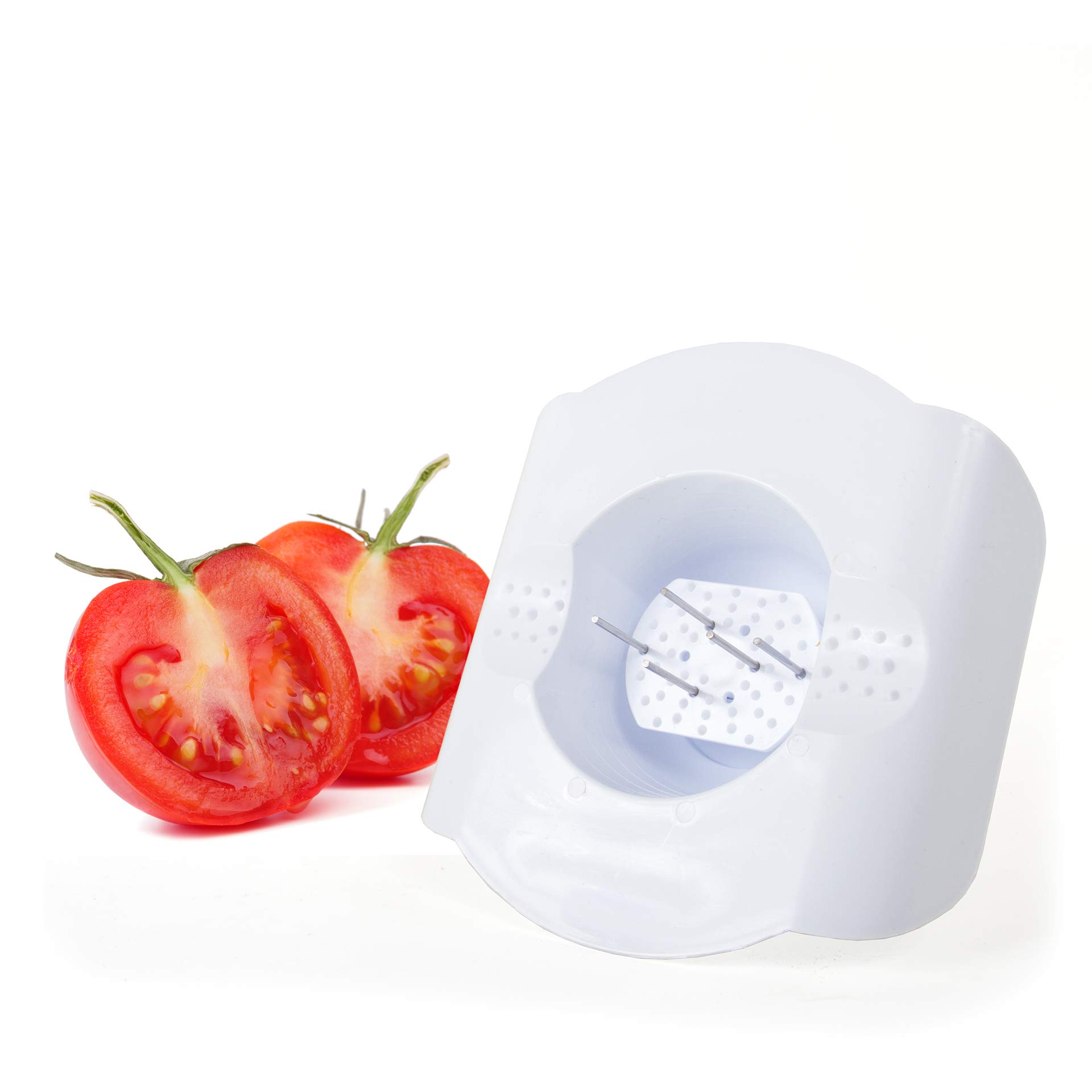 Stainless Steel Mandolin Slicer & Grater Food Safety Holder - Kitchen & Home Use for Safe Vegetable Cutting & Cheese Grating