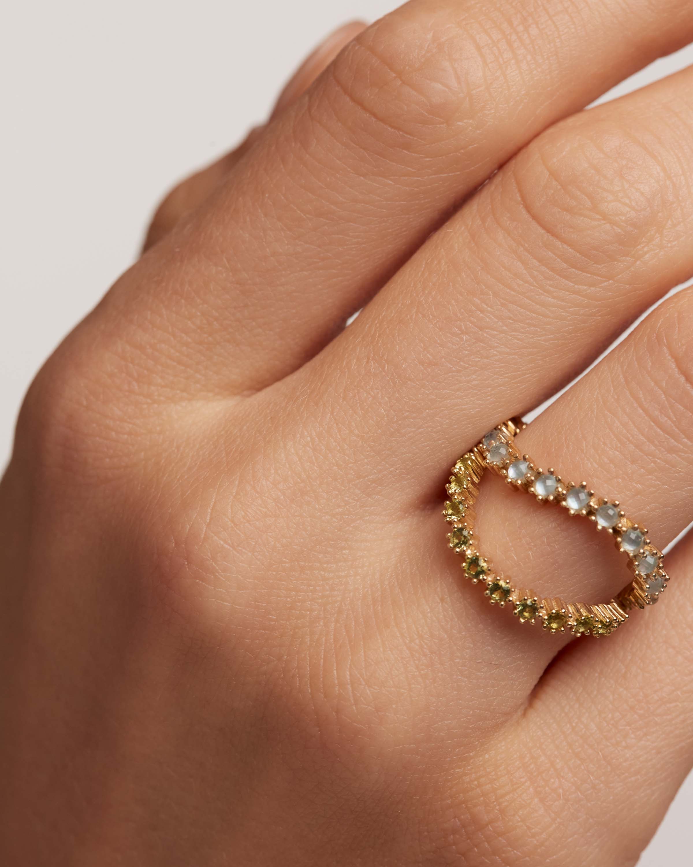 Kara Gold Rings for Women - 14K Solid Gold Stackable Rings Set - Perfect for Everyday Wear, Gifts & Special Occasions