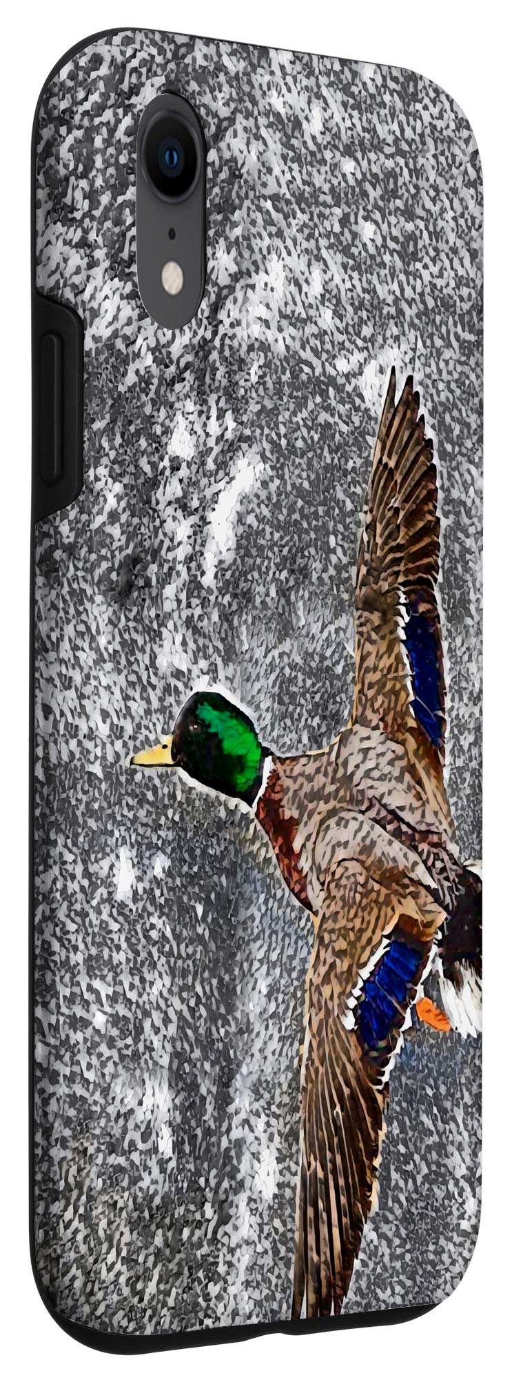 iPhone XR Case - Premium Duck in Flight Design - Shockproof & Slim Protective Cover for iPhone XR - Perfect for Outdoor Adventures & Nature Lovers
