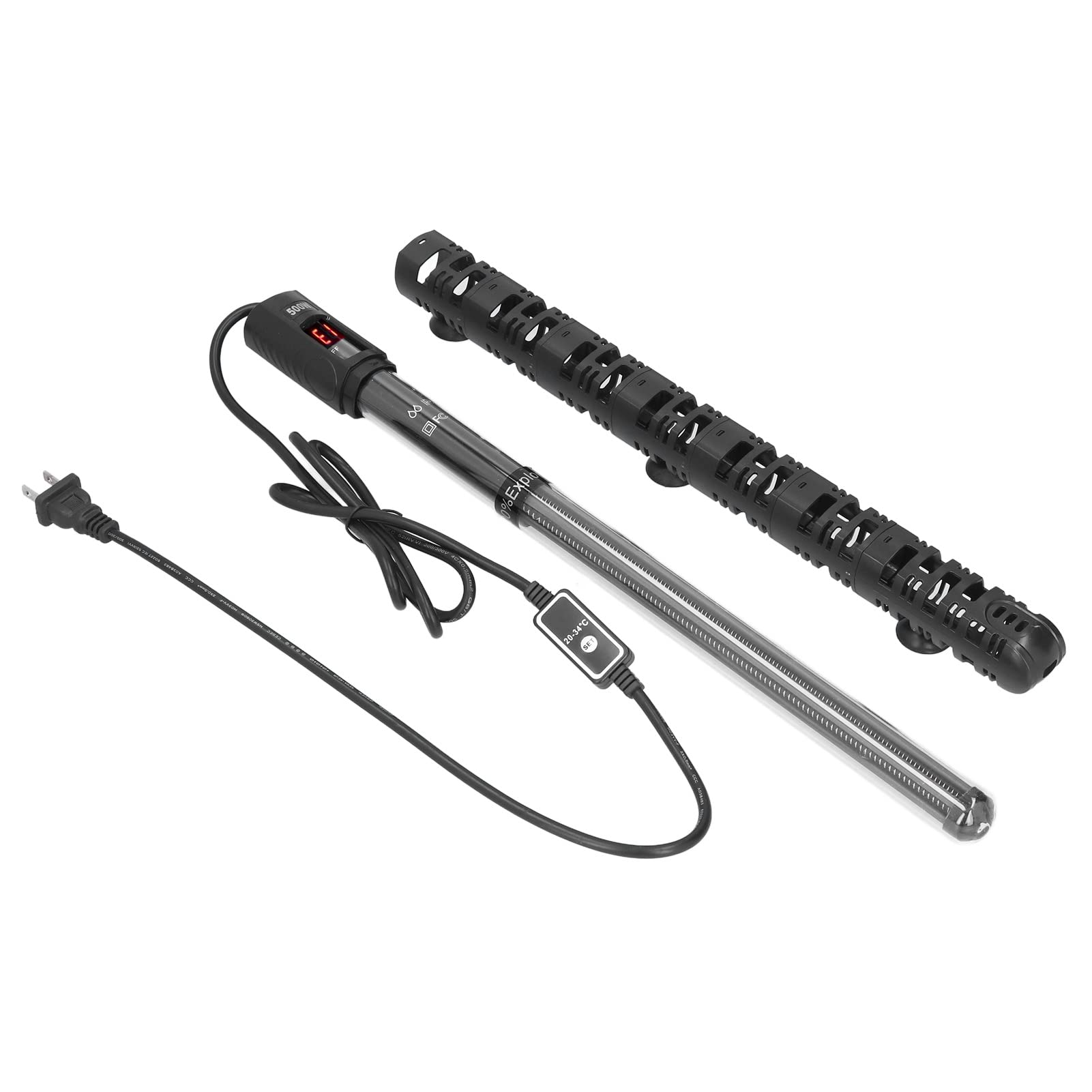 Shanrya Adjustable Aquarium Heater - 300W Fish Tank Heater with Explosion-Proof & Wear-Resistant Design, Precise Temperature Control for Freshwater/Saltwater Tanks | Ideal for Tropical Fish, Betta, Goldfish & Marine Aquariums