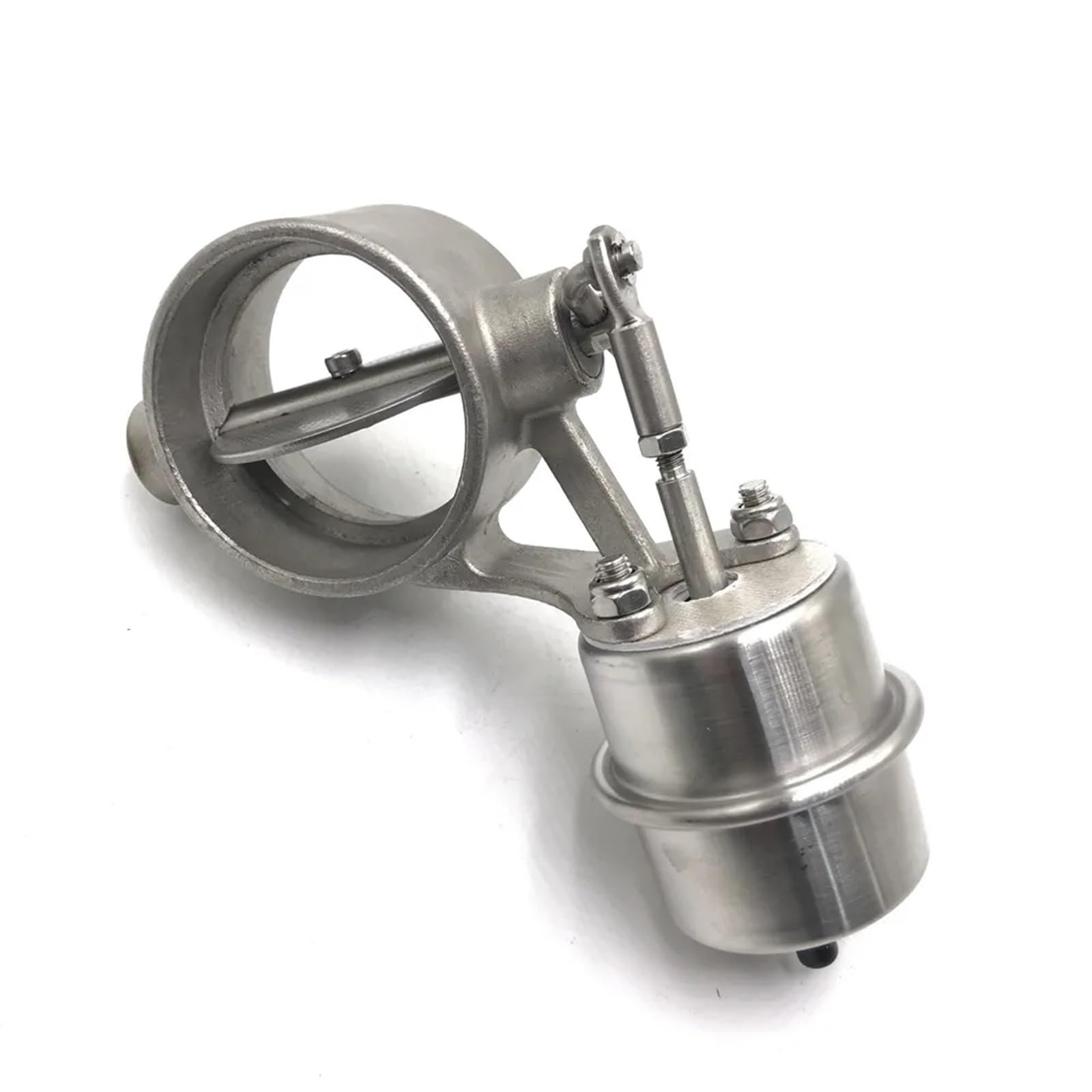 3'' 76MM Stainless Steel Exhaust Cutout Valve Kit with Vacuum Actuator - Open Style for Performance Cars & Trucks - Boost Sound & Power for Racing, Off-Road & Custom Builds