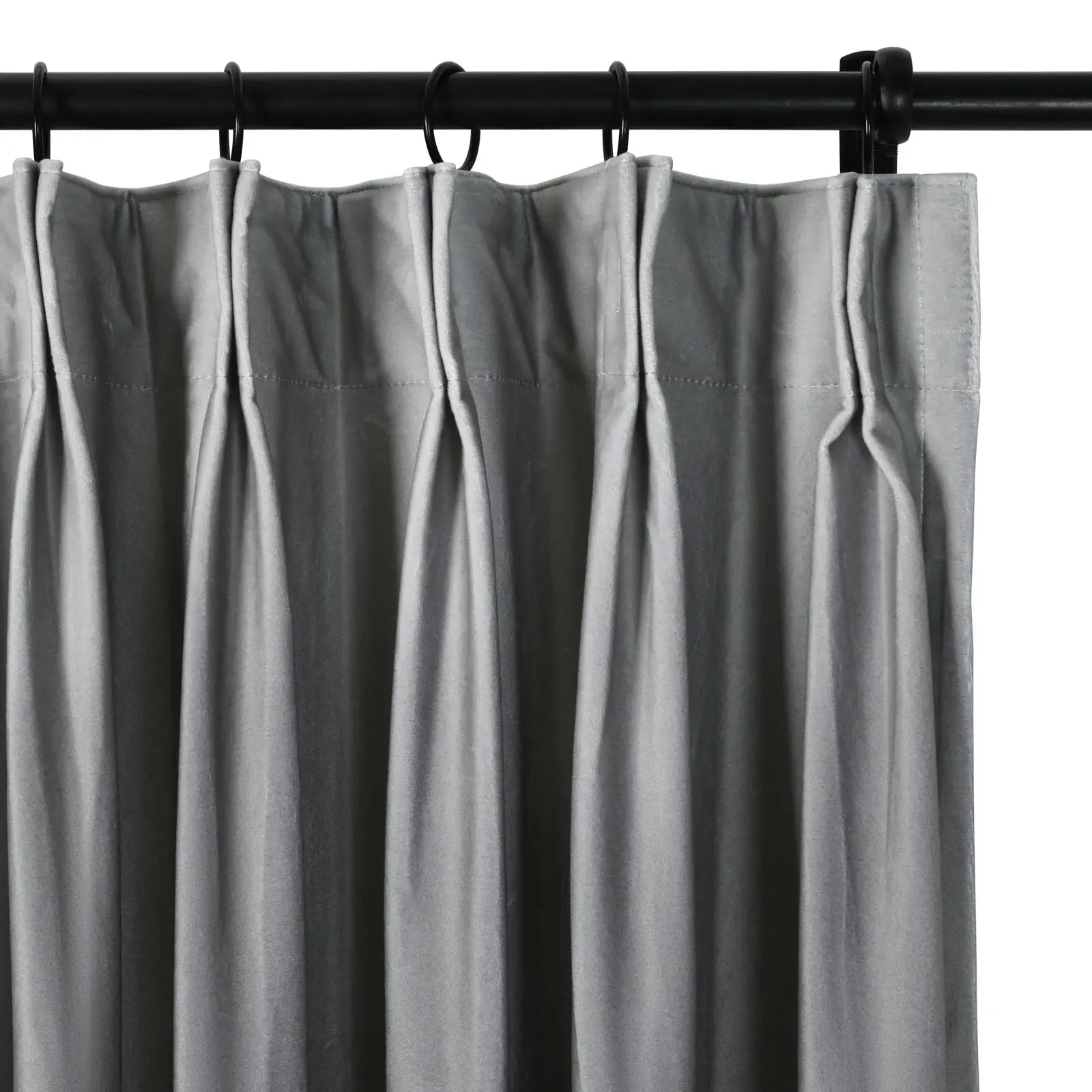 Amy Switzer Printed Velvet Pleated Curtains - Elegant Window Drapes for Living Room, Bedroom & Home Decor