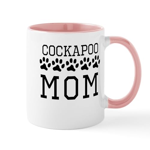 White/Pink Inside - Cockapoo Mom Mugs