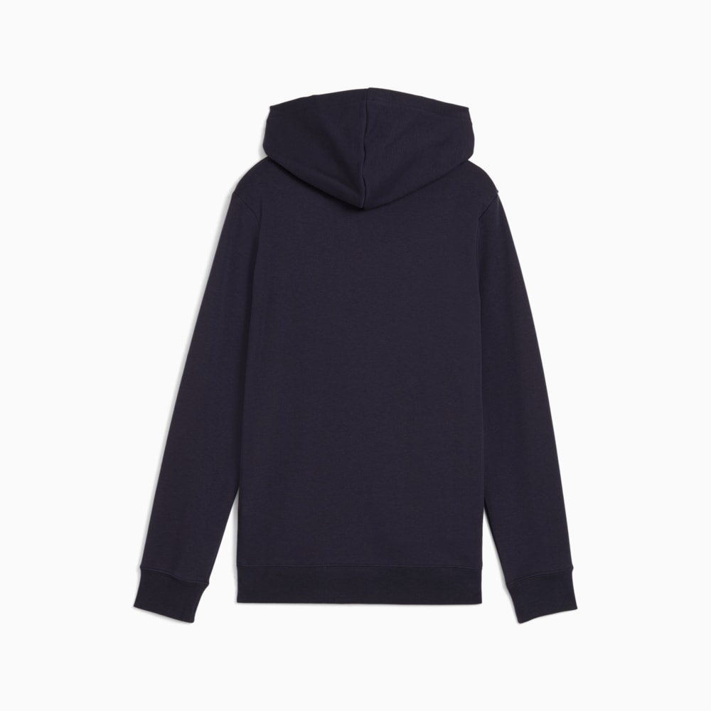 PUMA Kids' Classic French Terry Navy Blue Hoodie - Soft & Comfortable Pullover for Boys & Girls - Perfect for School, Playdates & Outdoor Activities