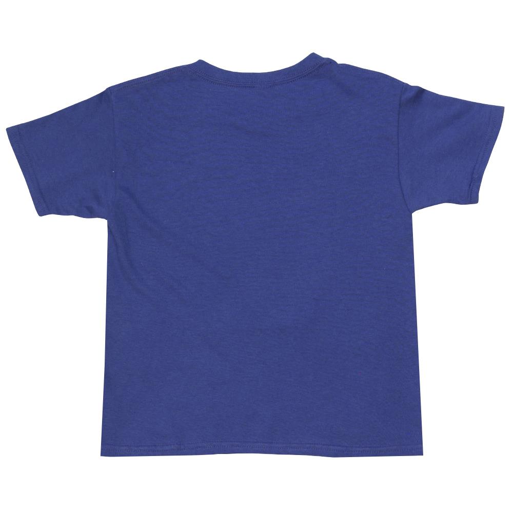 Junior Grunge Court Tee for Kids - Cobalt Blue Tennis Shirt | Comfortable Cotton T-Shirt for Young Players | Perfect for Tennis Practice, Casual Wear & School Activities