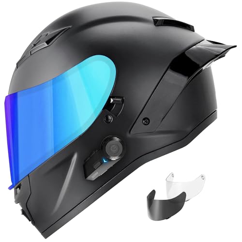 Matte Black - Iridium & Clear Shields