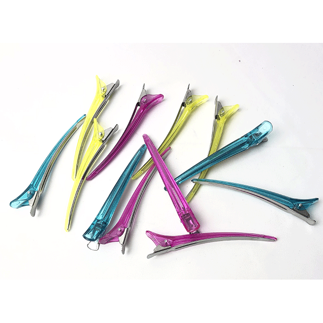 Nylon & Aluminum Sectioning Clips for Hair Styling - Perfect for Salon, DIY Haircuts & Hair Extensions