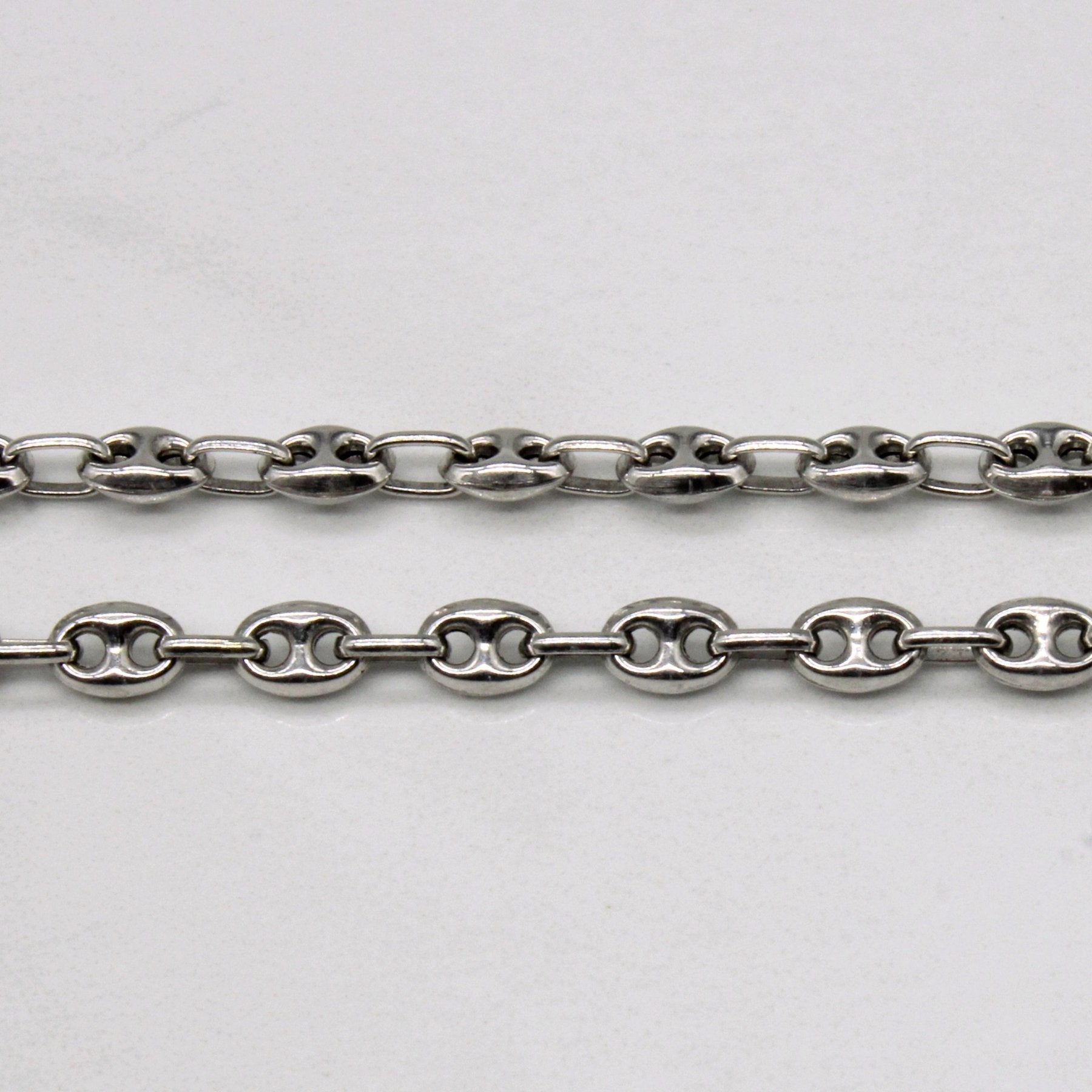 10K White Gold Chain Necklace for Women - 18 Inch Dainty & Elegant Jewelry - Perfect for Everyday Wear, Gifts & Special Occasions