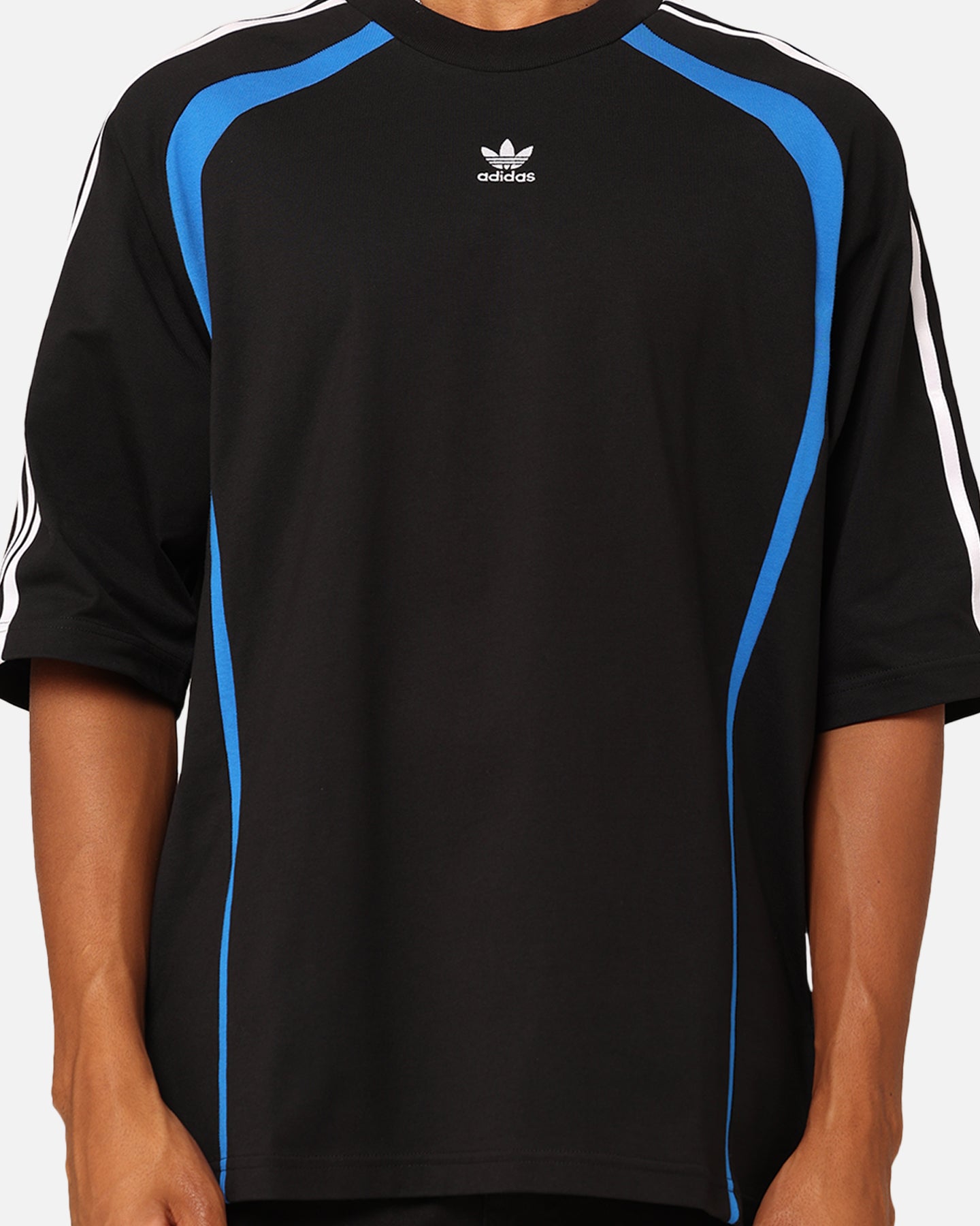 Adidas Oversized Black T-Shirt for Men & Women | Comfortable Cotton Streetwear Tee | Perfect for Casual Wear, Gym & Everyday Outfits
