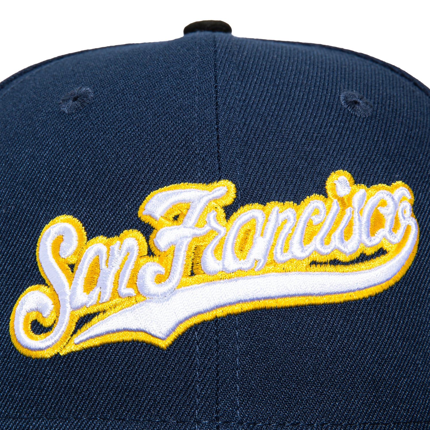 New Era 59Fifty San Francisco Giants 2007 All Star Game Patch Script Hat - Navy, Black & Yellow - Official MLB Baseball Cap for Fans & Collectors - Perfect for Games, Events & Streetwear Fashion