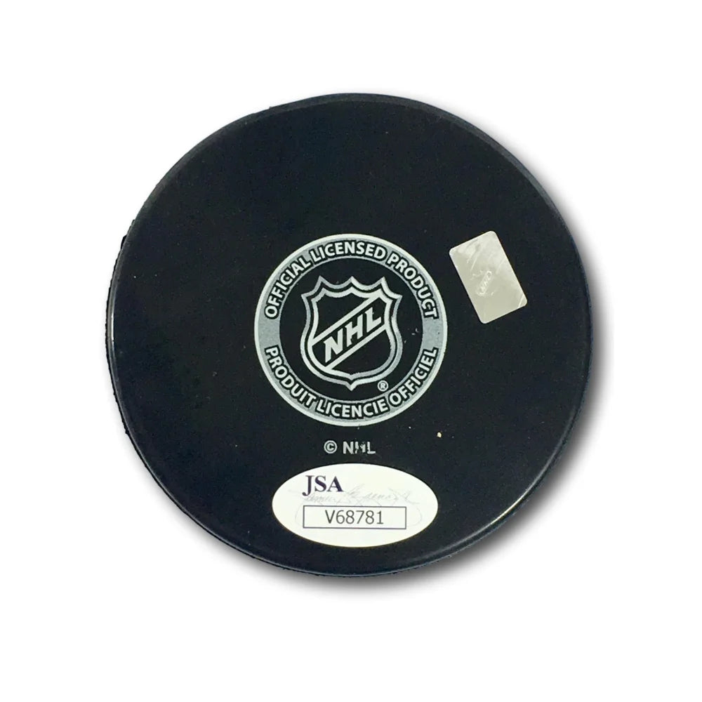 Authentic Cody Glass Signed Vegas Golden Knights Puck with #1 Inscription - Includes Display Case & JSA COA | Perfect for NHL Collectors, Hockey Fans & Sports Memorabilia Enthusiasts