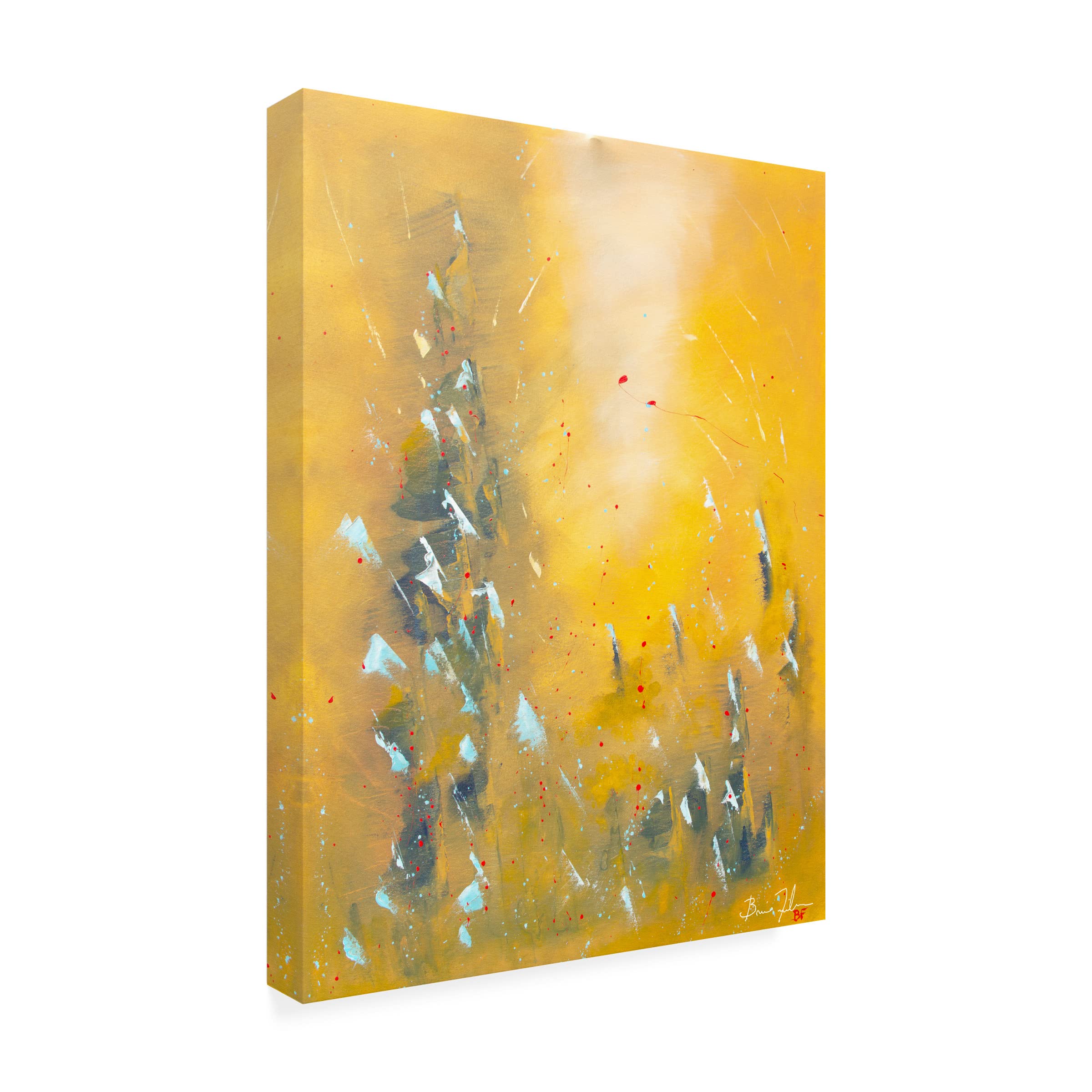 Brian Fisher 'Sun' Canvas Art Print - Modern Wall Decor for Living Room, Bedroom & Office - Trademark Fine Art
