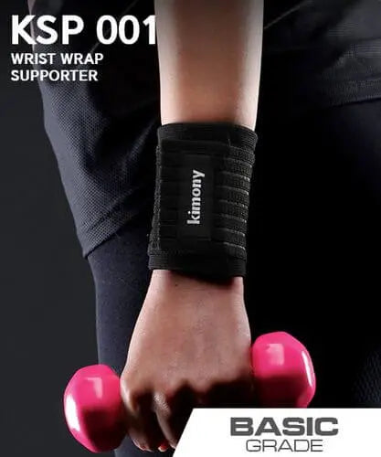 Kimony Adjustable Wrist Wrap Support Brace KSP001 - Comfortable Wrist Stabilizer for Carpal Tunnel, Arthritis & Gym Workouts - Perfect for Typing, Weightlifting & Pain Relief