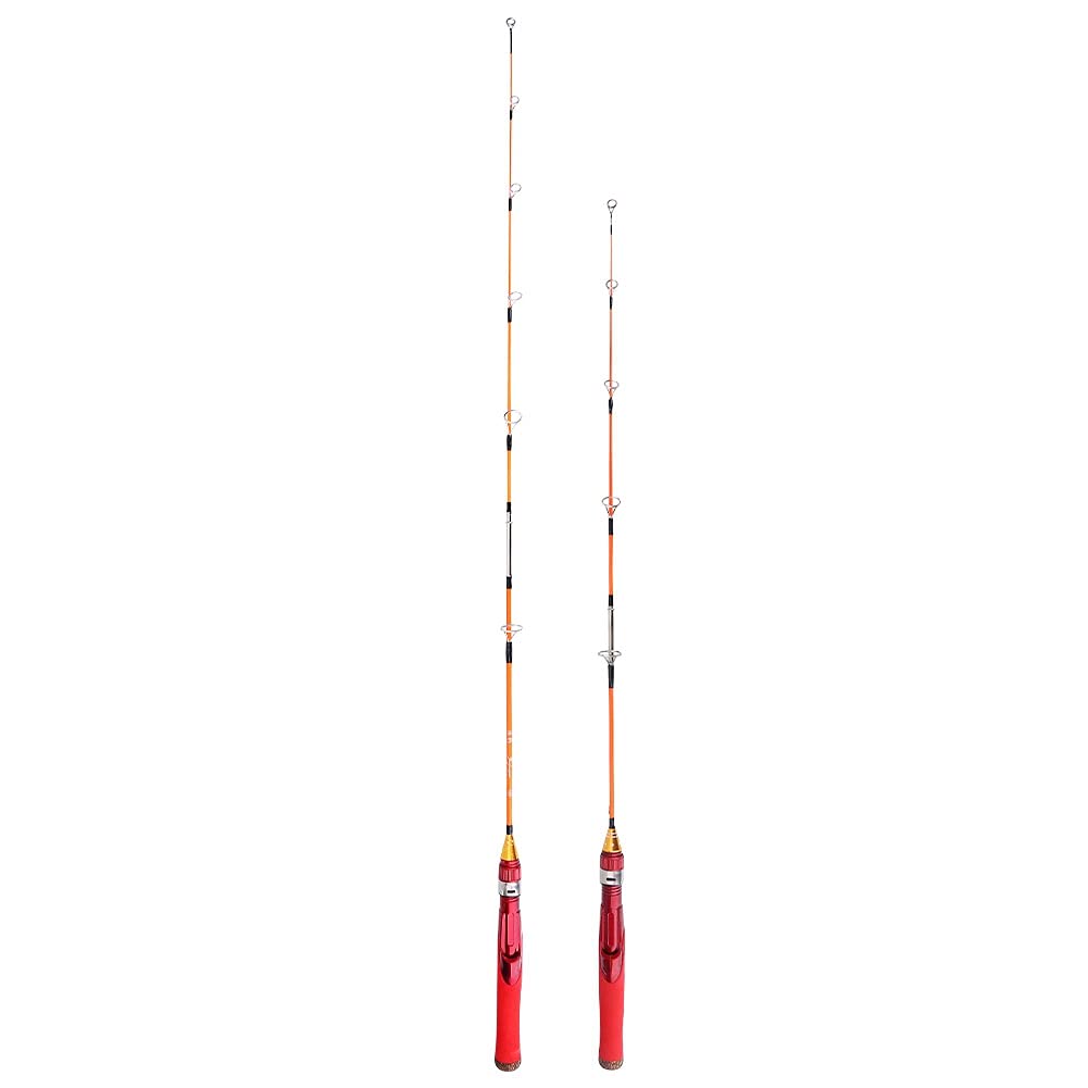 01 Ice Fishing Rod - Durable Metal Fishing Pole for Ice, River, Pond & Camping | Perfect for Winter Fishing, Travel & Outdoor Adventures