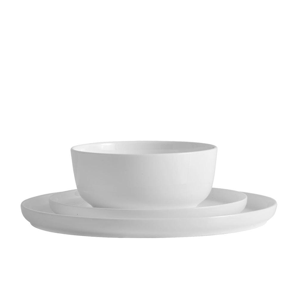 Samantha 16-Piece Dinnerware Set for 4 - Porcelain Dinner Plates, Bowls, Mugs & Saucers - Elegant Tableware for Family Dinners, Parties & Restaurant Use