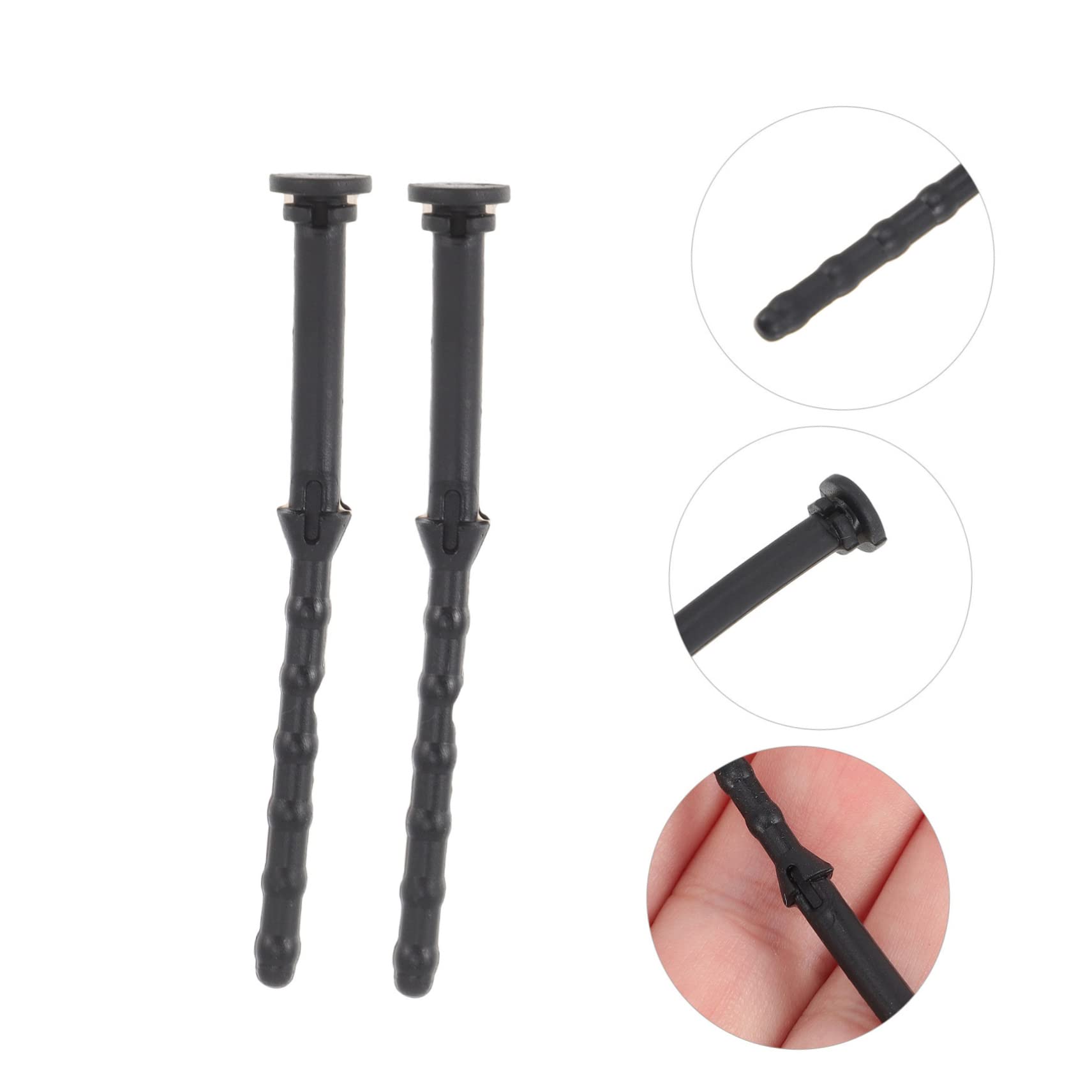 Mikikit 16 Pcs Shock-Absorbing Computer Fan Screws - Soft Vibration Dampening Mounting Rivets for PC Case, Ceiling Fan & Computer Parts | Reduce Noise & Improve Cooling Performance