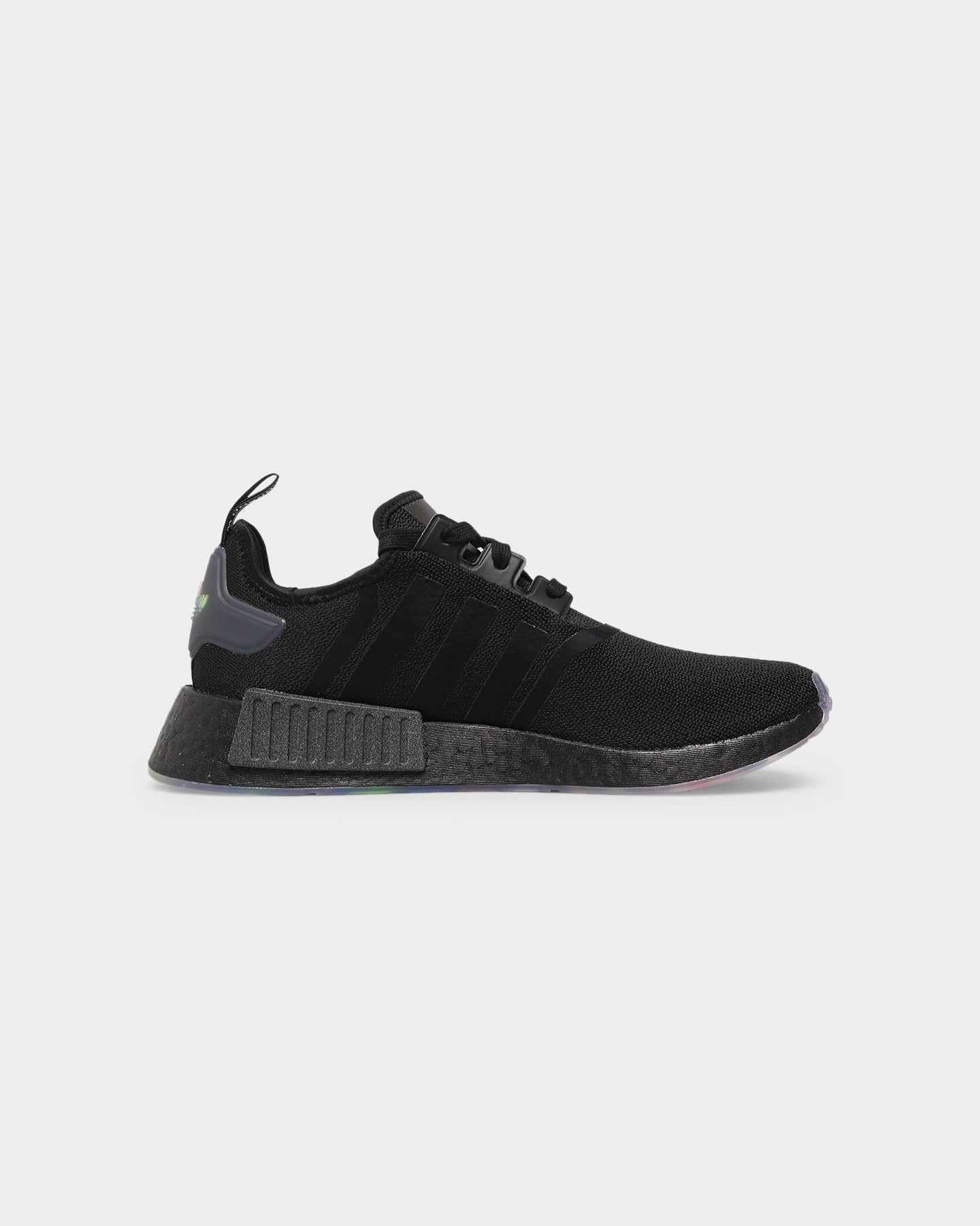 Adidas NMD_R1 Men's Running Shoes - Black/Rainbow | Comfortable Sneakers for Walking, Jogging & Gym Workouts