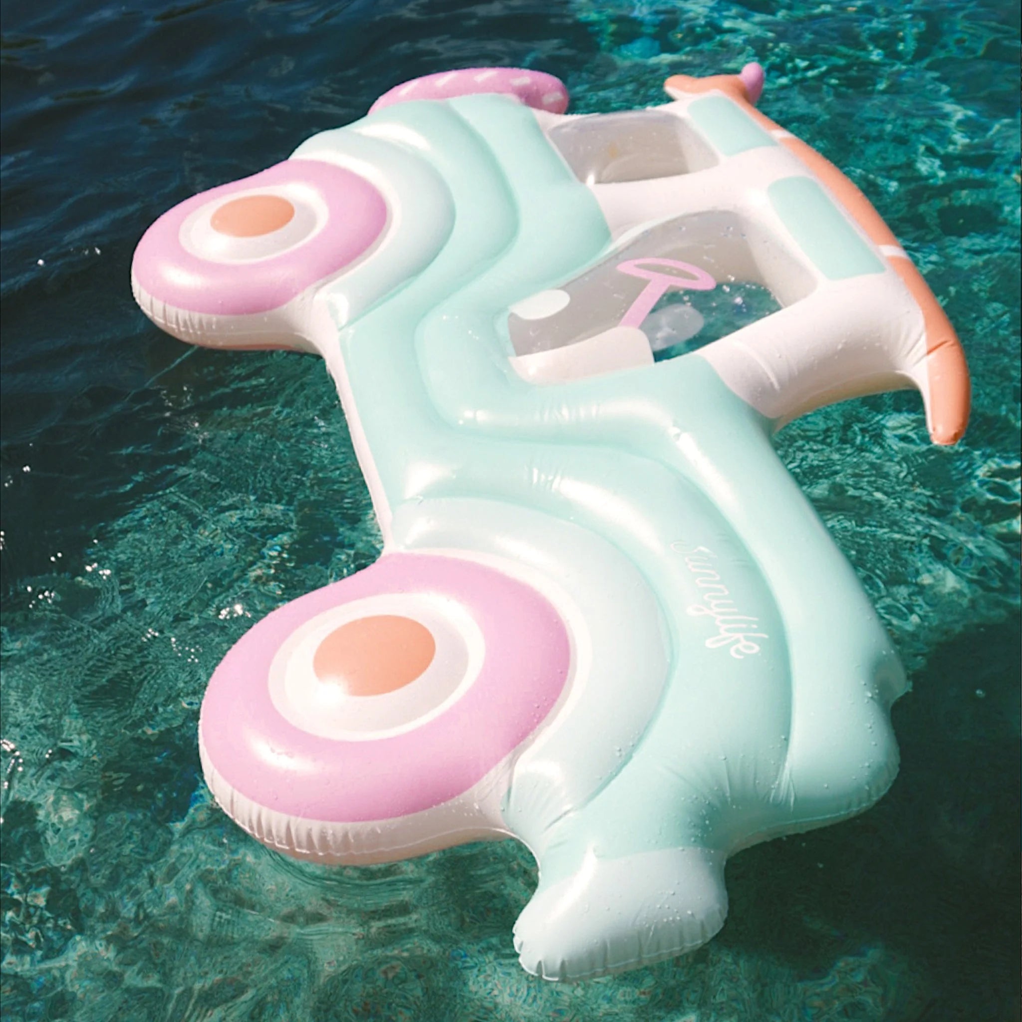 Premium Inflatable Beach Buggy Luxe Floating Mat for Pool, Lake & Ocean - Comfortable Lounge Float for Relaxing in Water