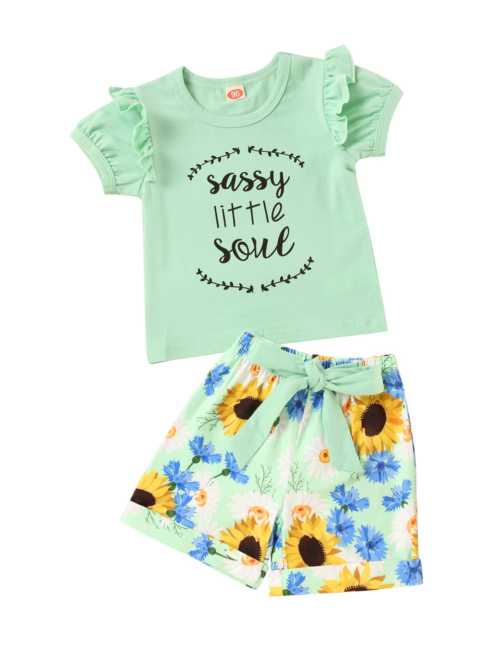 Hipea Toddler Girl Floral Outfit Set - Sleeveless Tank Top, Shorts & Headband for Summer | Cute Playtime & Beach Vacation Outfits