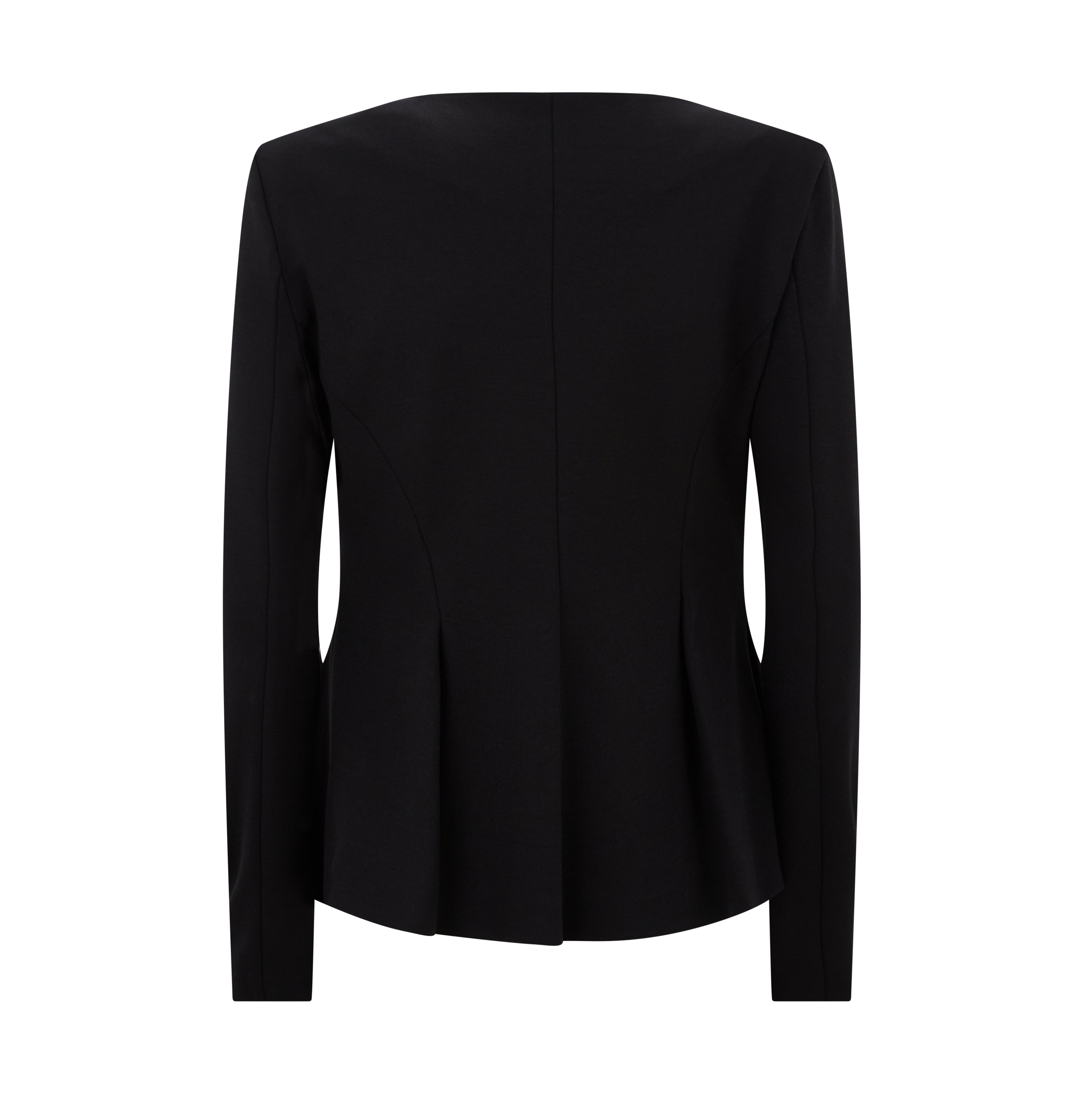 Tailored Milano Stitch Pleated Jacket for Women | Elegant Blazer with Stretch Fabric | Perfect for Office Wear, Business Meetings & Formal Events