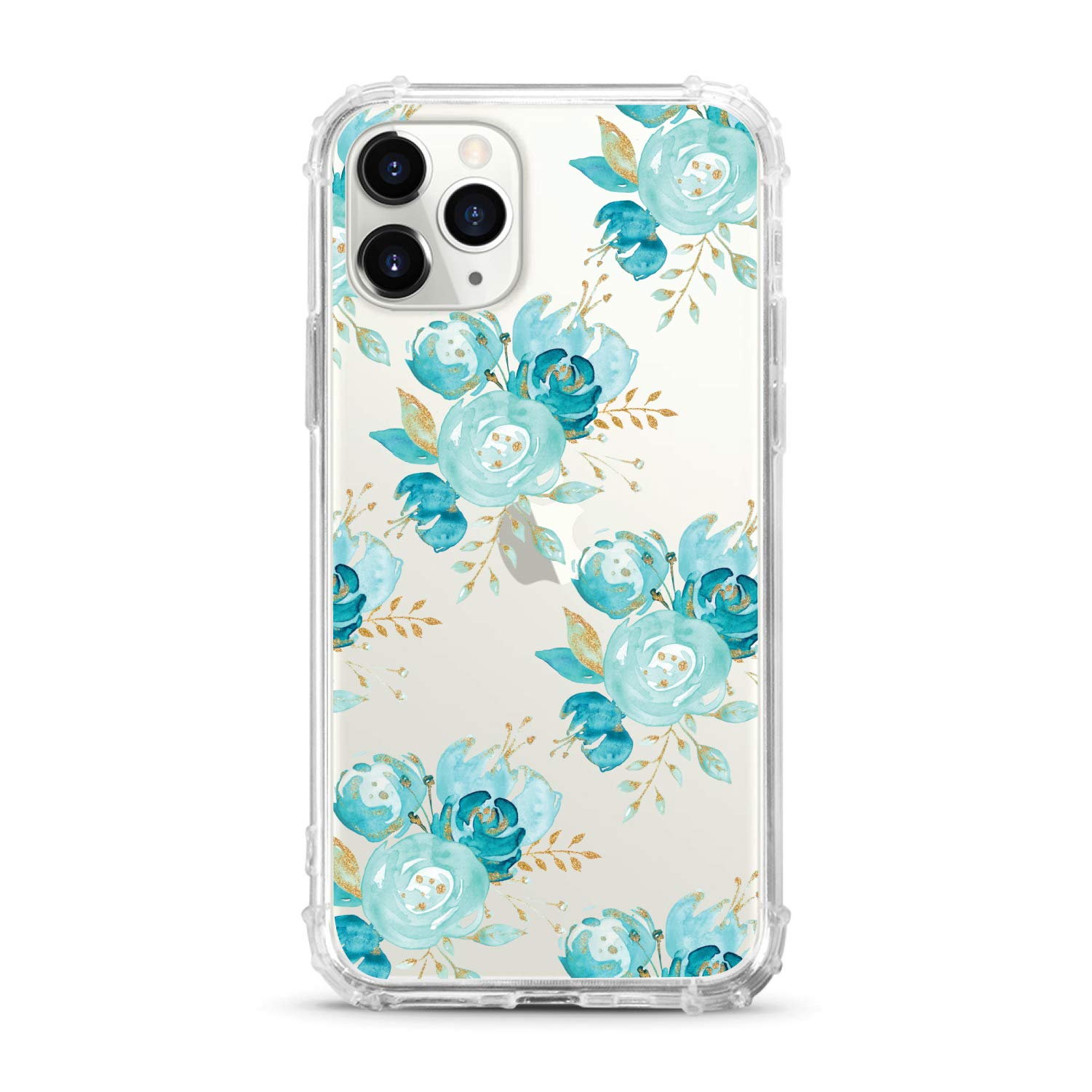 OTM Essentials Clear Tough Edge Phone Case for iPhone 11 Pro - Slim Protective Cover with Petite Floral Design | Perfect for Everyday Use, Work & Travel Protection