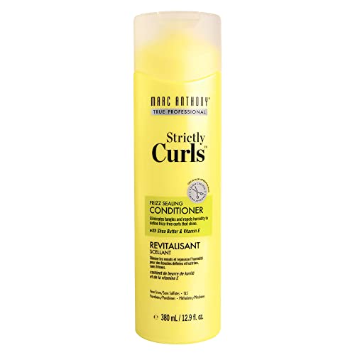 Marc Anthony Strictly Curls Frizz Sealing Conditioner for Curly Hair - 12.9oz (Pack of 6) | Hydrating & Defining Curl Cream for Dry, Frizzy Hair | Perfect for Daily Curl Care & Styling at Home or Salon