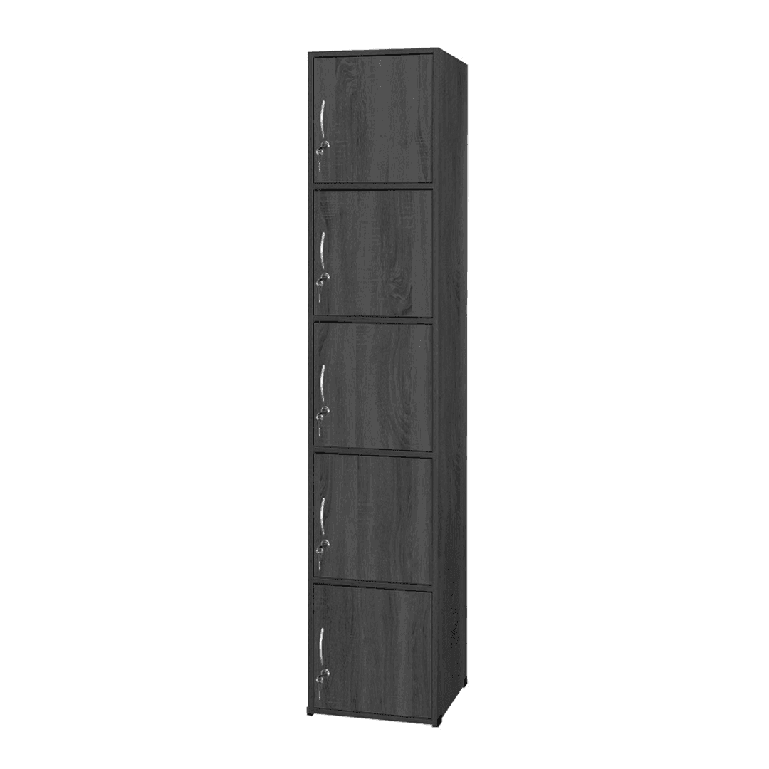 5-Tier Koen Storage Cabinet - Organizer for Home, Office, Bathroom & Garage - Durable Shelving Unit with Adjustable Shelves for Maximum Storage Space