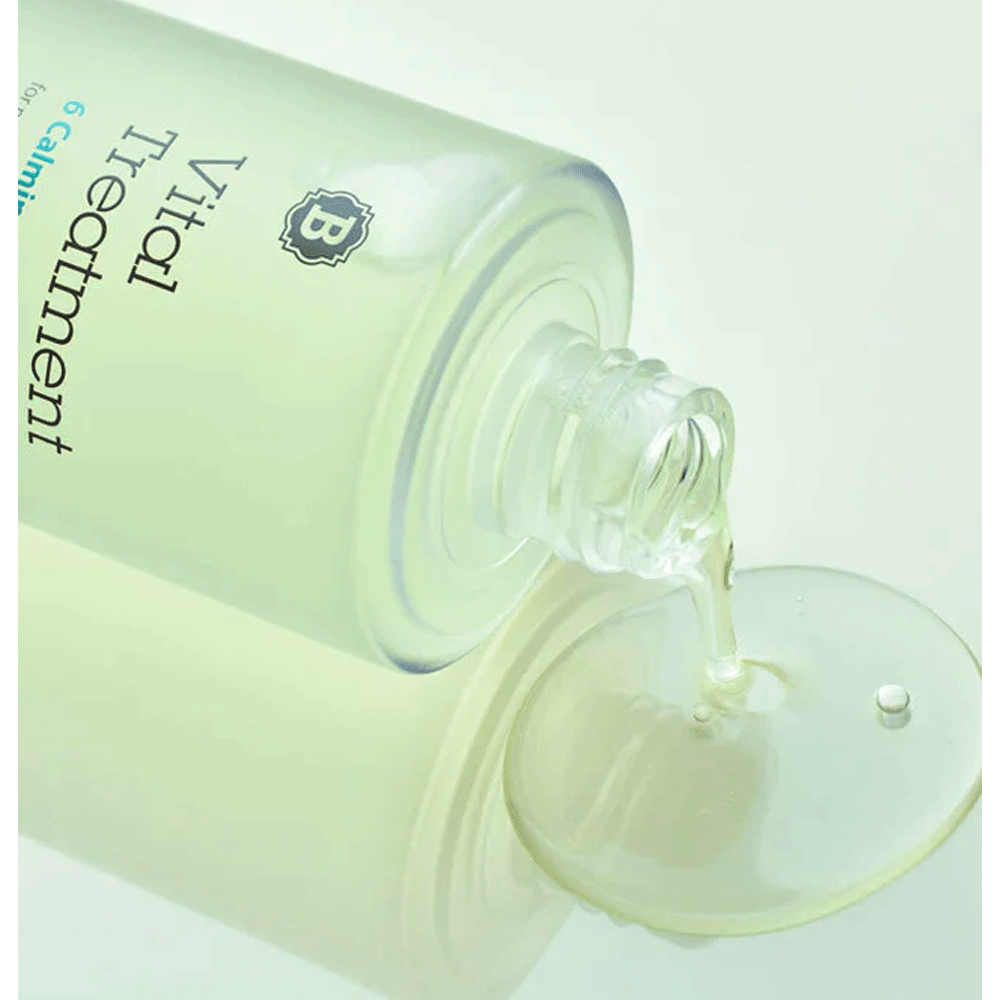 BLITHE Vital Treatment 6 Calming Leaves 150ml - Soothing Facial Essence for Sensitive Skin | Hydrating & Calming Skincare for Daily Use & Night Routine