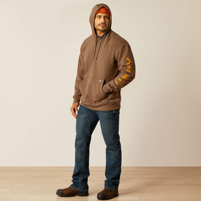 Rebar Graphic Hoodie for Men & Women - Chocolate Chip & Golden Brown Color Options - Stylish Streetwear for Casual Outfits & Urban Fashion