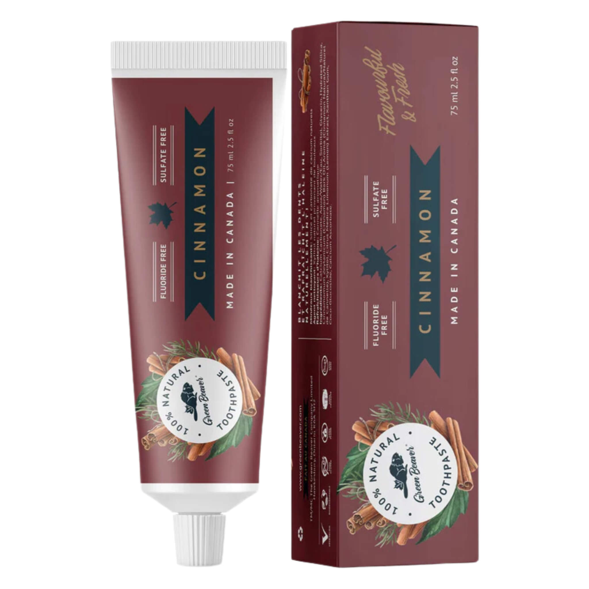 Best Natural Toothpaste for Sensitive Teeth - Fluoride-Free, Organic & Whitening - Fresh Mint Flavor for Daily Oral Care & Healthy Gums