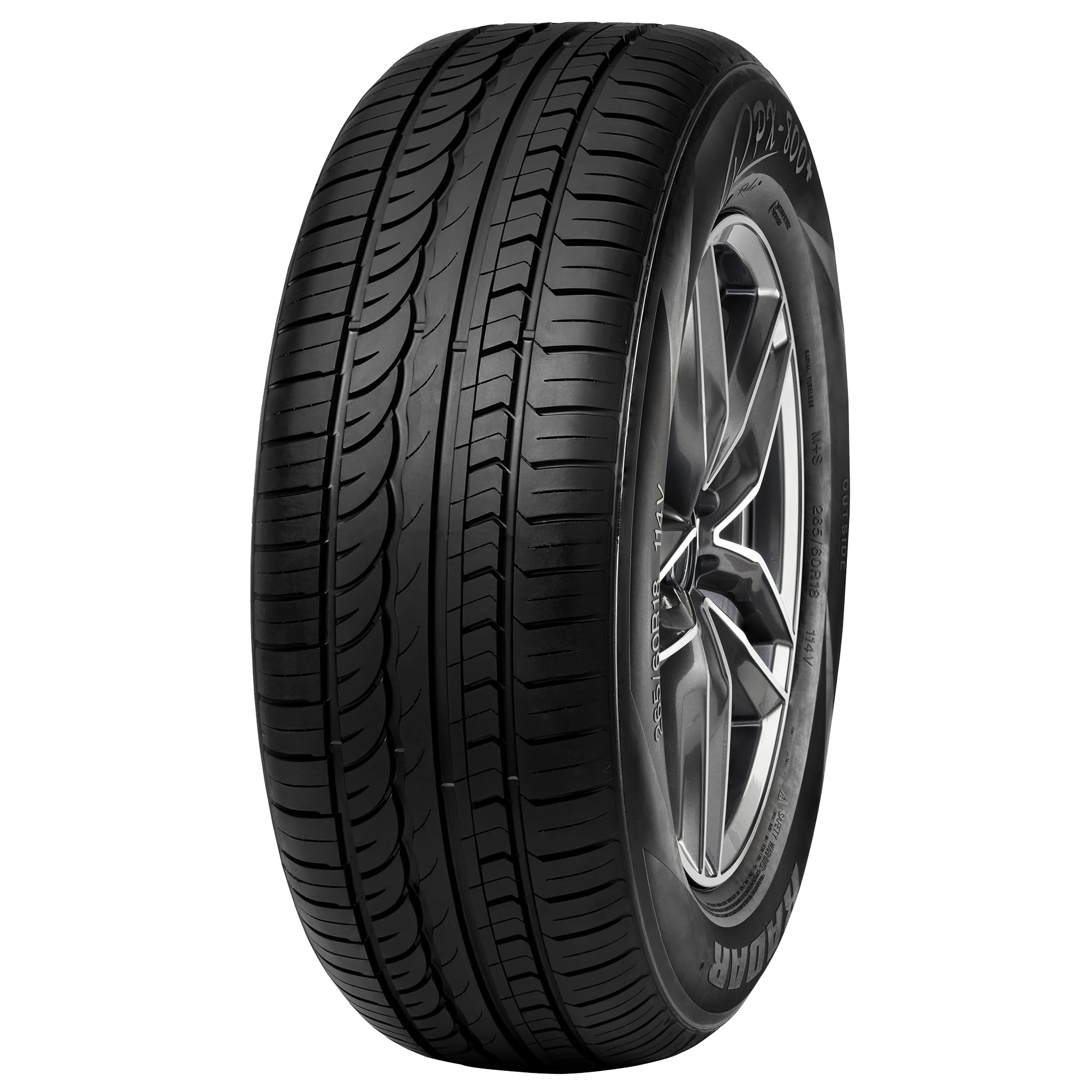 Radar RPX800+ Touring Radial Tire 235/60R16 104V - High Performance All-Season Car Tires for Sedans, SUVs & Minivans - Smooth Ride, Wet/Dry Traction, Durable Tread Life