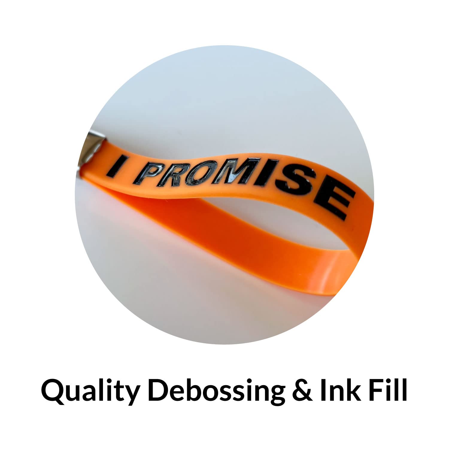Custom Silicone Loop Keychains - Personalized Bulk Keychains for Events, Fundraisers & Promotions | Durable & Waterproof | Perfect for Trade Shows, Corporate Gifts & Brand Awareness