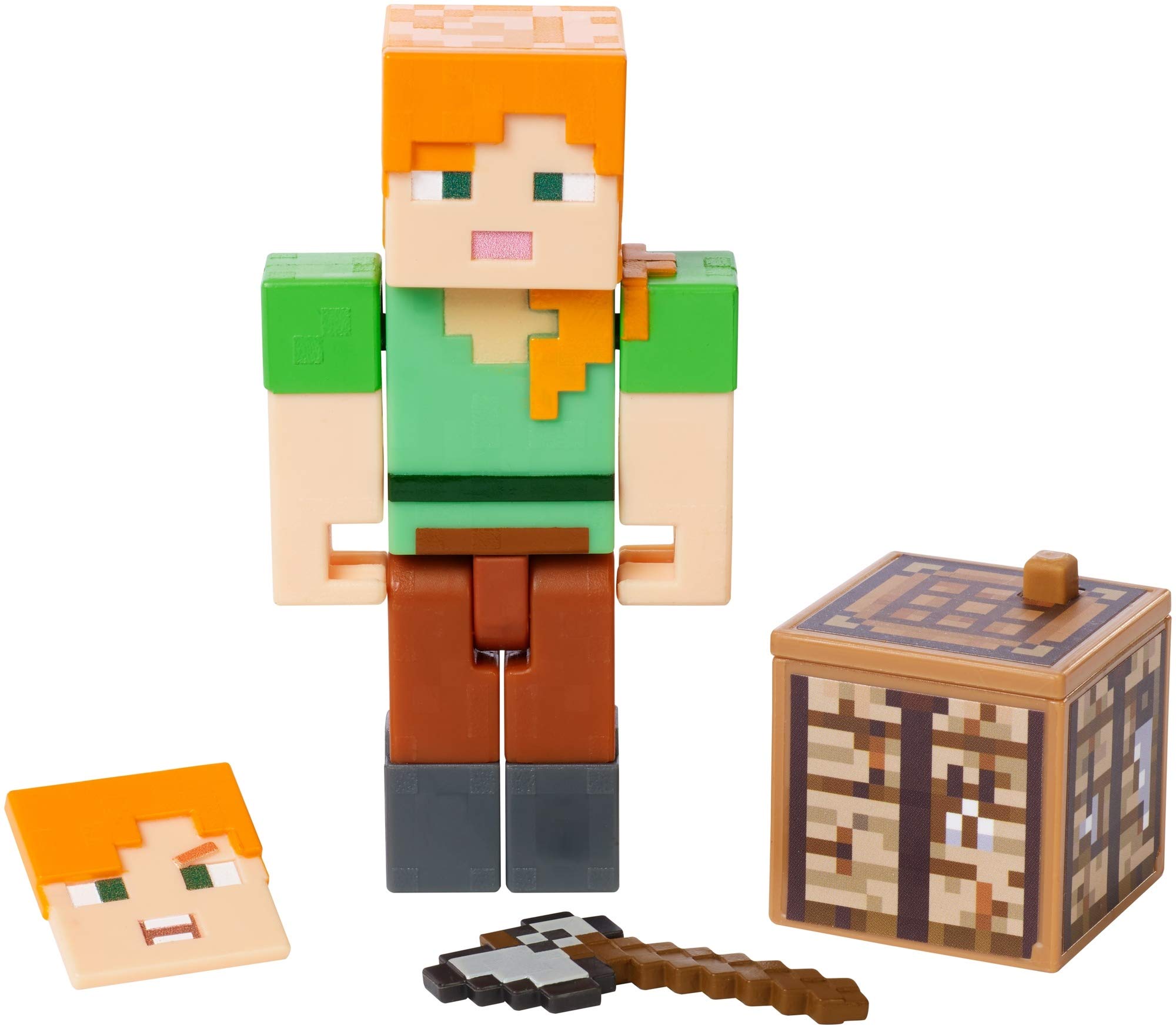 Minecraft Alex Action Figure - Collectible Comic Maker Toy for Kids, Perfect for Playtime, Gifts & Display