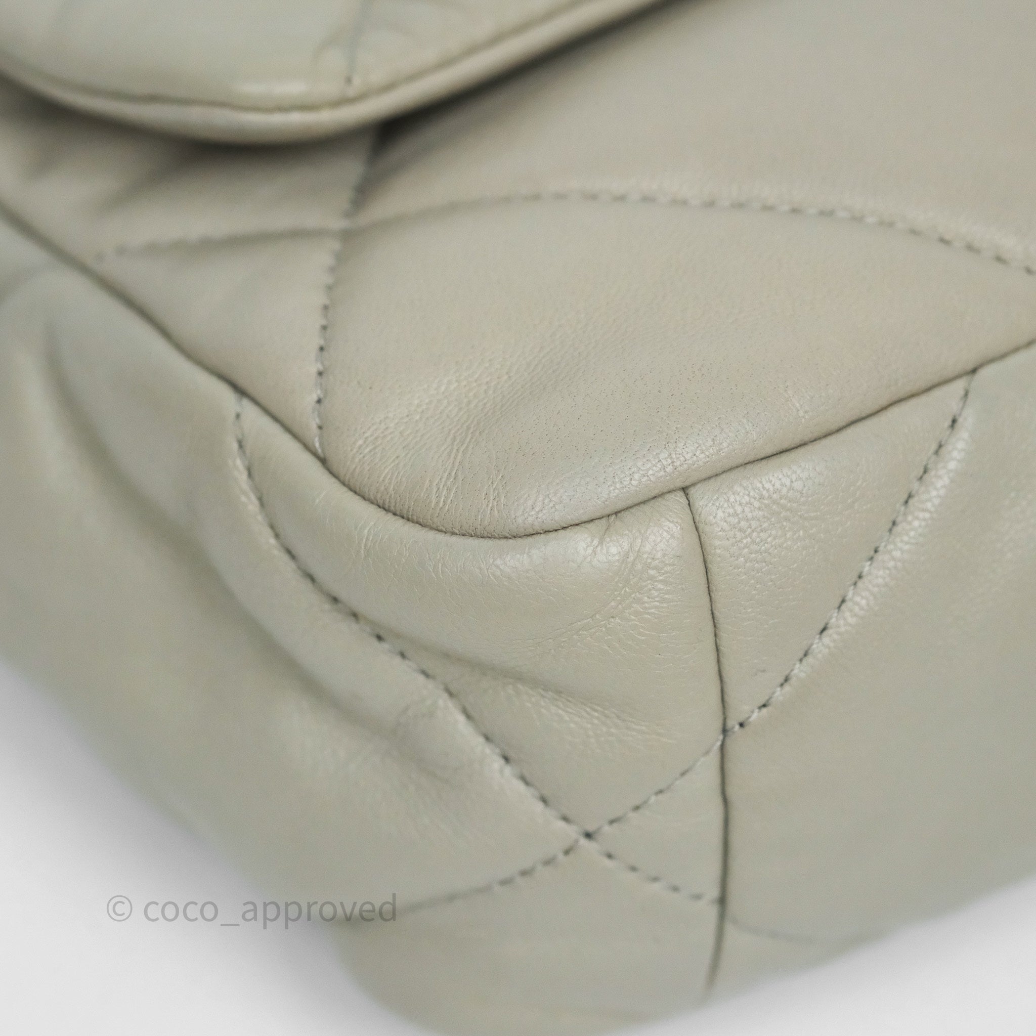 Chanel 19 Small Handbag in Sage Grey with Mixed Hardware - Luxury Crossbody Bag for Women, Perfect for Date Night & Evening Events