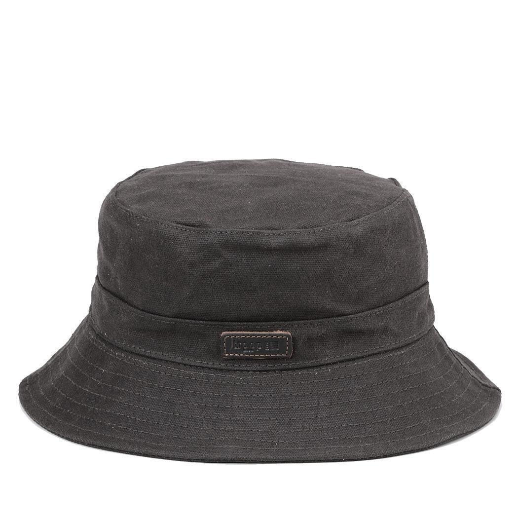 TRP0502 Troop London Waxed Canvas Fisherman Hat - Waterproof Sun Hat for Outdoor Activities, Fishing, Hiking & Beach - Adjustable Unisex Bucket Hat for Men & Women