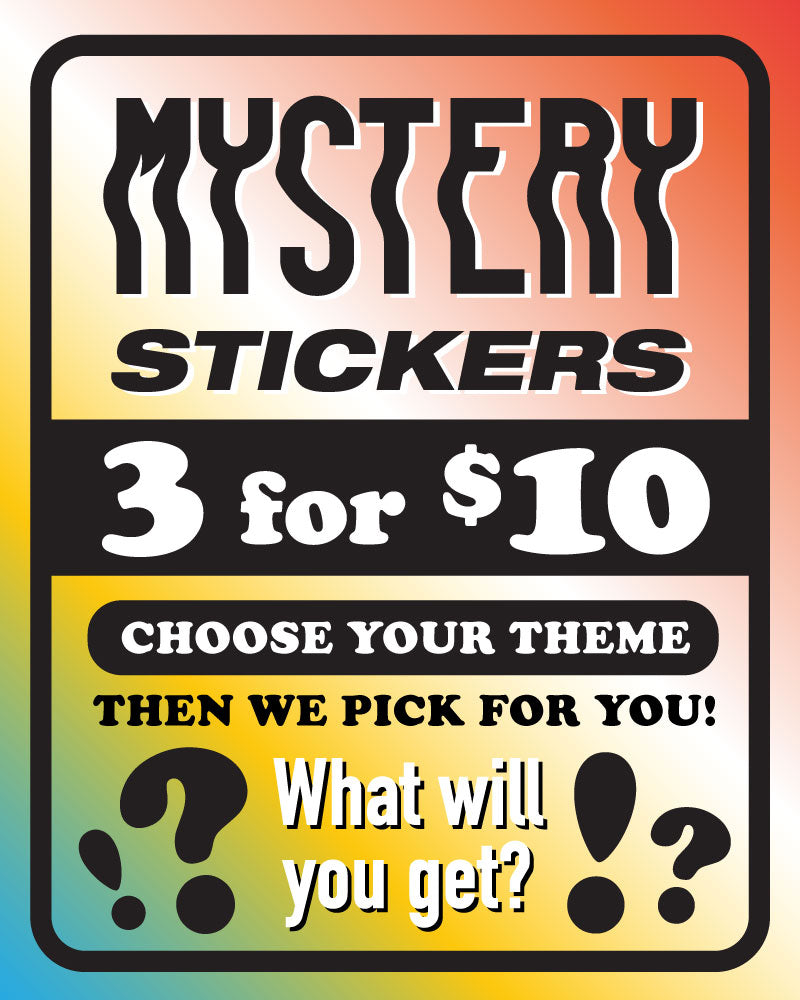 Mystery Sticker Pack - 30 Unique Vinyl Stickers for DIY Crafts, Scrapbooking & Water Bottles (3 Packs for $10) - Perfect for Kids, Planners & Laptop Decoration