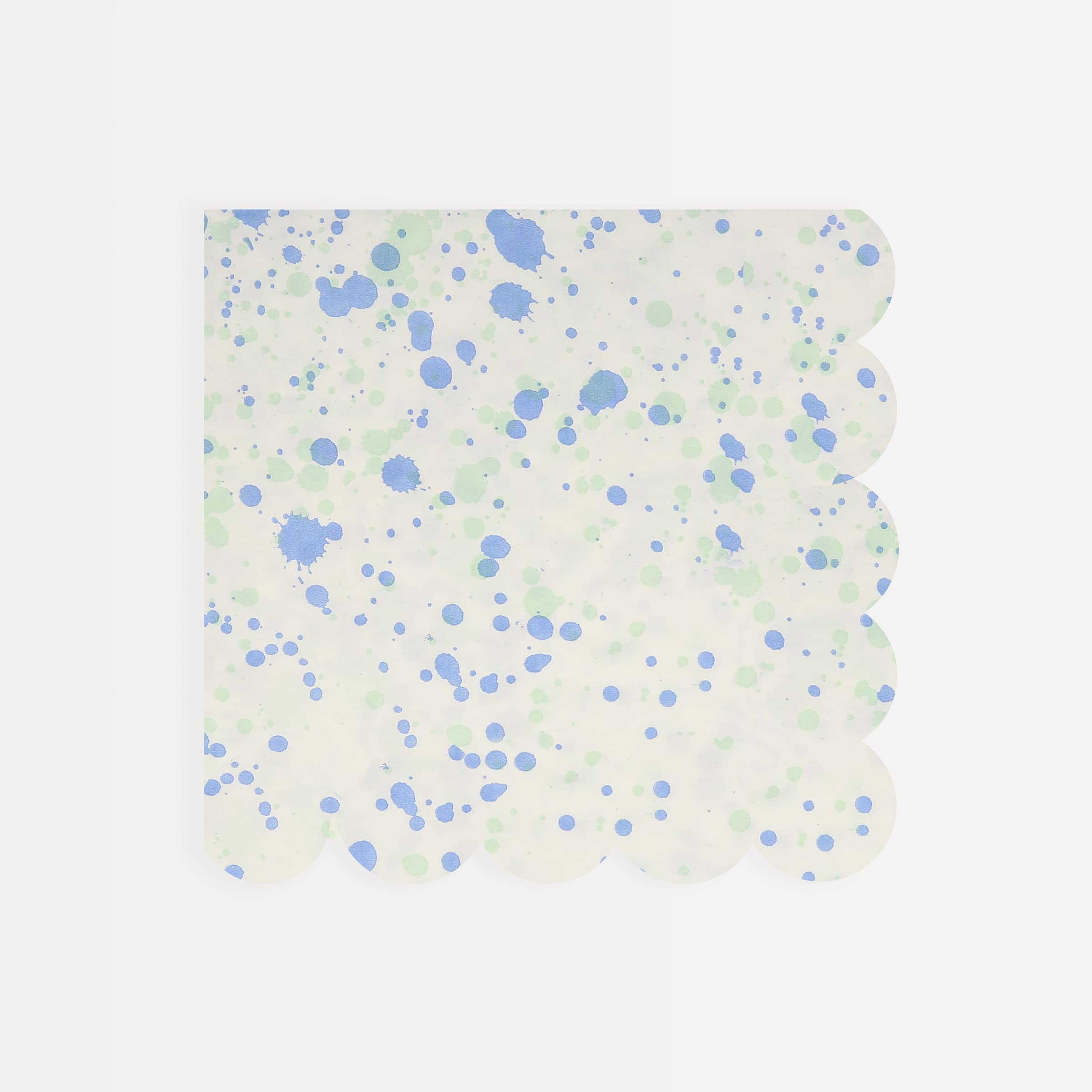 Meri Meri Speckled Disposable Paper Napkins - Pack of 16, 3-Ply Thick & Absorbent Dinner Napkins for Kids & Adults - Perfect for Birthday Parties, Picnics, and Family Gatherings
