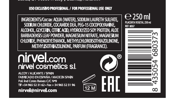 Natural Anti Hair Loss Shampoo with Plant Placenta Extract - Stimulates Hair Growth for Thicker, Fuller Hair - Ideal for Men & Women with Thinning Hair or Hair Loss Concerns