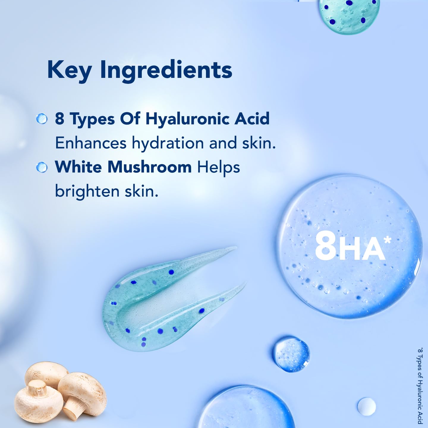 The Moms Co. Natural Hydrating Face Wash with Hyaluronic Acid & White Mushroom Extract | Moisturizing Cleanser for Dry & Sensitive Skin | Softens & Nourishes | 80g | Perfect for Daily Skincare Routine & Travel