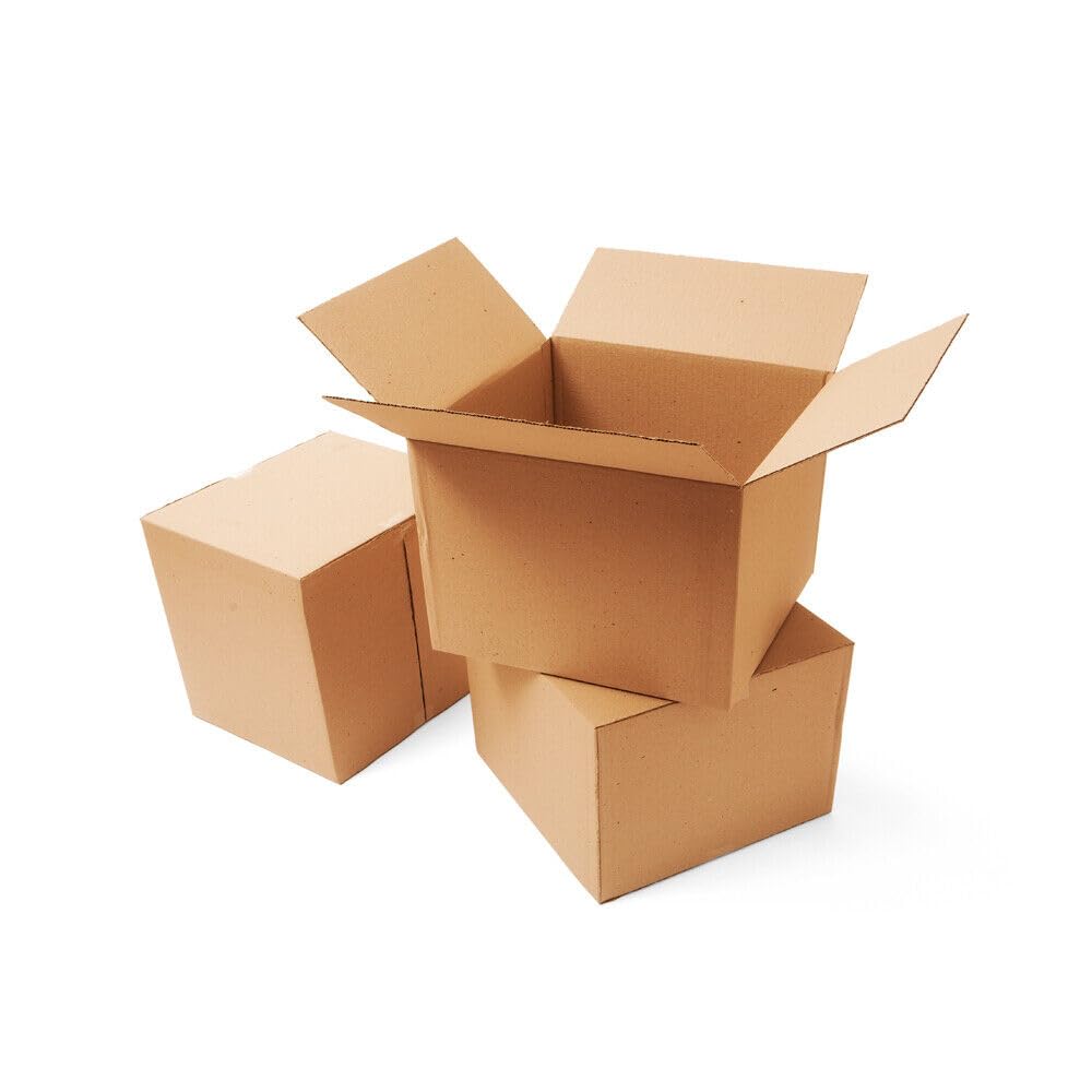125-Pack 10x4x4 Inch 32 ECT Corrugated Moving Boxes - Heavy Duty Shipping Boxes for Business, Office & Home Use | Perfect for Packing, Storage & Ecommerce Shipping