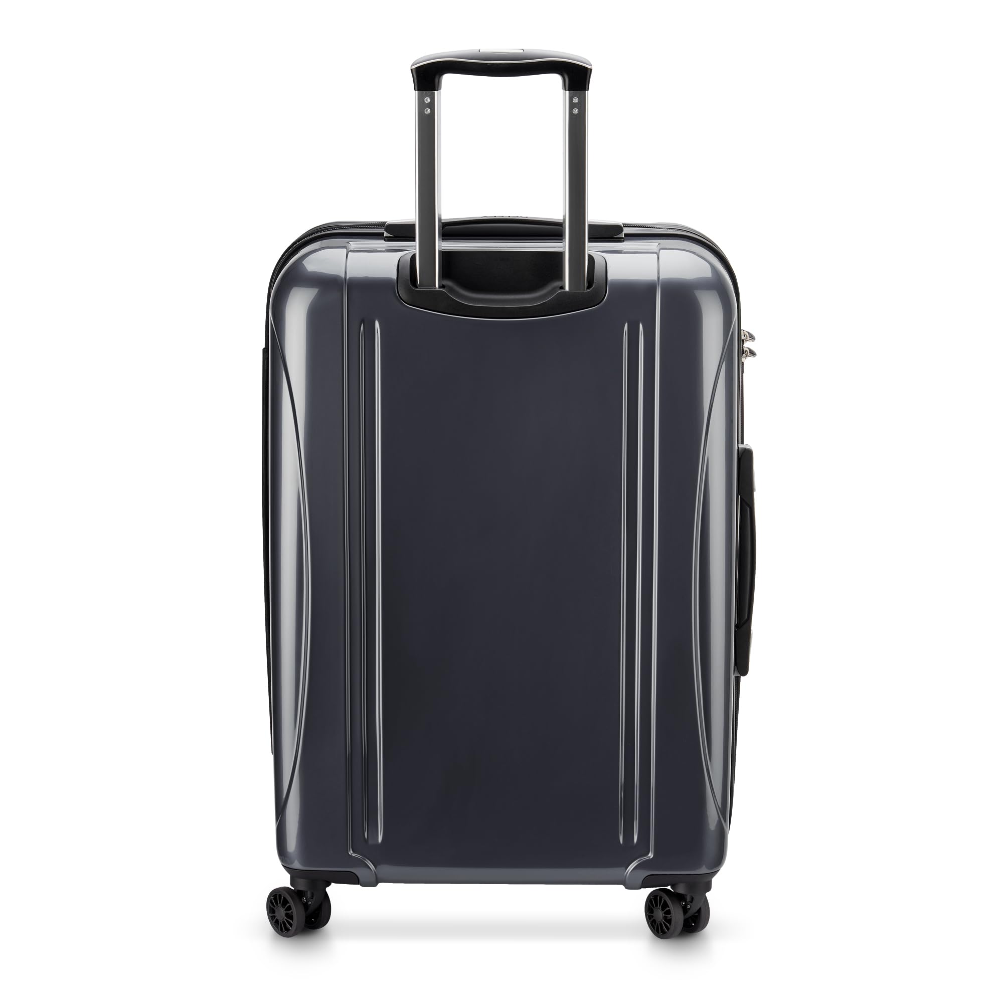 Delsey Helium Aero 25-Inch Expandable Spinner Luggage - Lightweight Carry On Suitcase with 360° Wheels, TSA Lock & Durable Shell (Platinum) - Perfect for Business Travel & International Trips