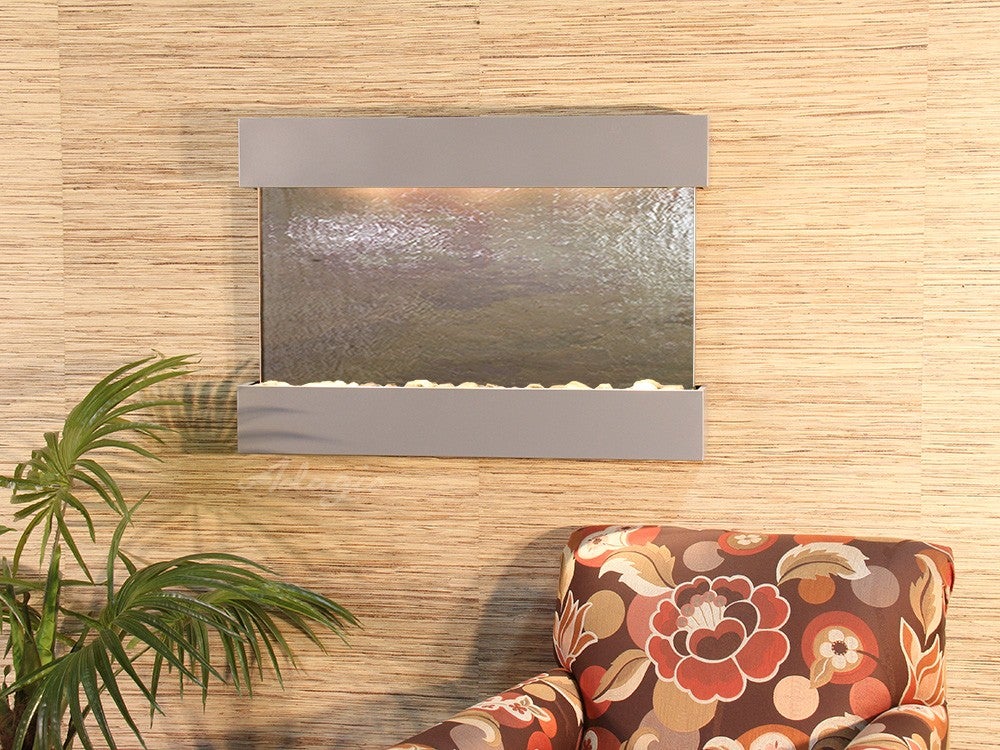 Adagio Reflection Creek Silver Metallic Multi-Color Featherstone RCS4514 - Perfect for Home Decor, Wedding Centerpieces & Gift Giving