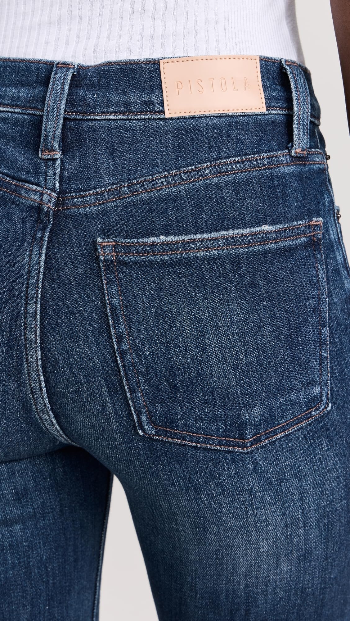 Women's High-Rise Bootcut Jeans - Pistola Denim Lennon Cropped Stretch Denim Pants for Casual Wear & Night Out