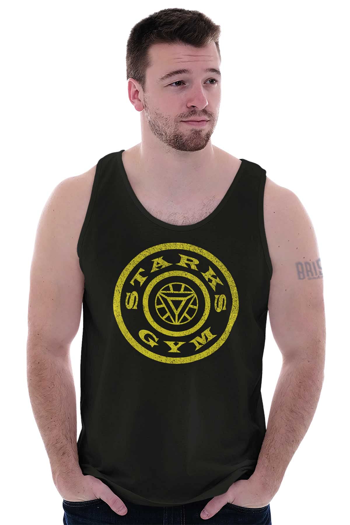 Funny Nerd Workout Gym Geek Tank Top T-Shirt for Men & Women - Iron Hero Graphic Tee for Fitness Enthusiasts & Comic Fans - Perfect for Gym, Workouts, and Casual Wear