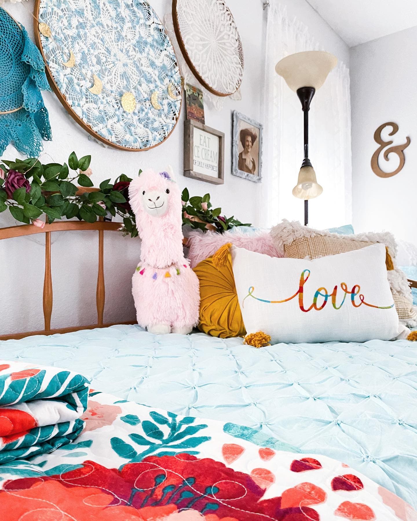 Love Is Love Decorative Throw Pillow - LGBTQ+ Pride Home Decor for Sofa, Bed & Couch - Rainbow Heart Design for Living Room, Bedroom & Dorm