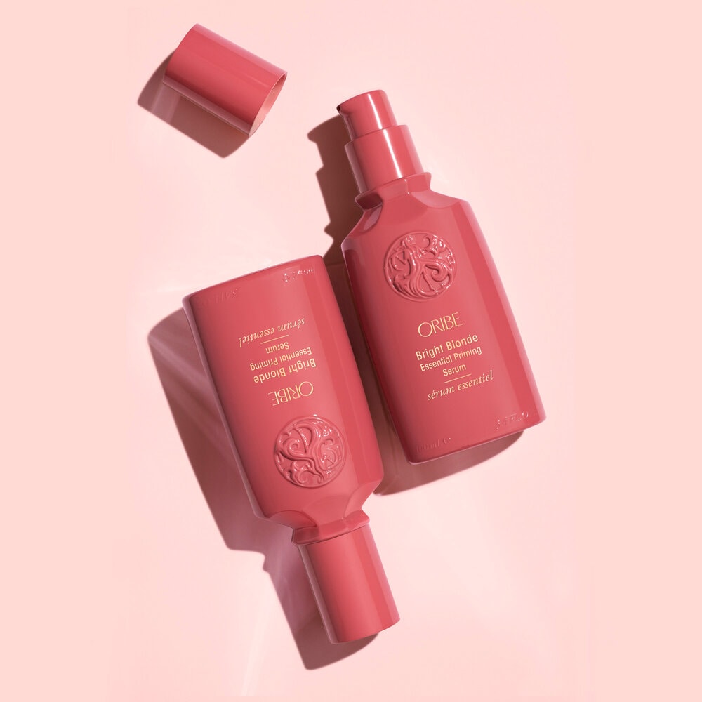Bright Blonde Essential Priming Serum - Lightweight Hydrating Hair Treatment for Blonde & Highlighted Hair - Perfect for Daily Use & Salon Styling