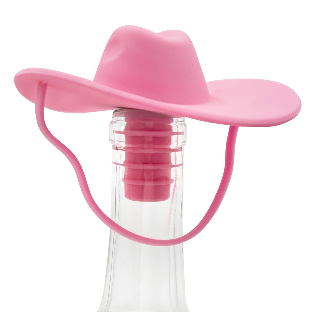 NPW Giddy Up Wine Stopper - Pink Horse Head Design (10.1x6.6x10.4cm) - Elegant Wine Bottle Sealer for Parties, Weddings & Home Bars