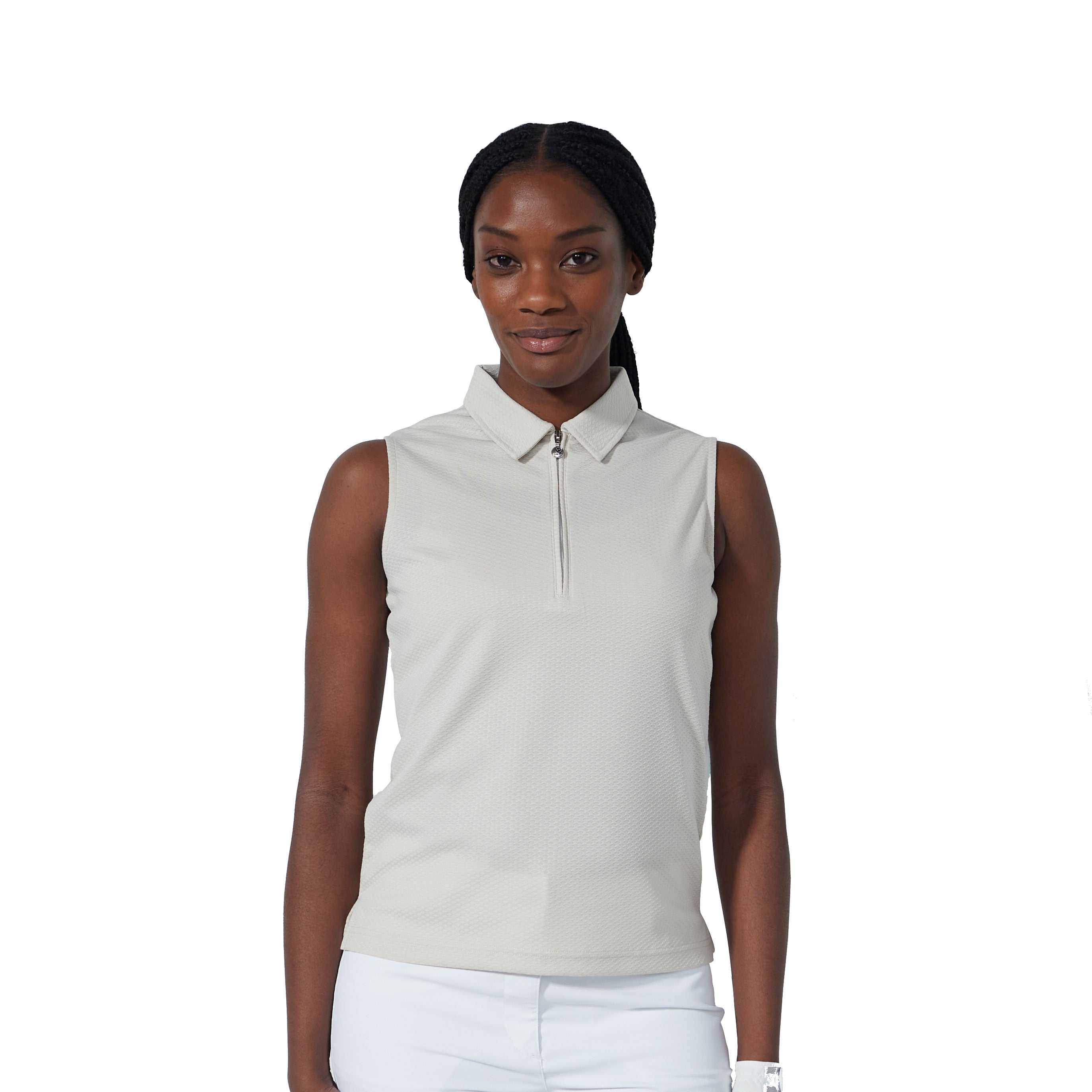 Women's Sleeveless Golf Polo Shirt - Moisture Wicking Athletic Top for Golf & Tennis - Breathable Summer Activewear for Ladies